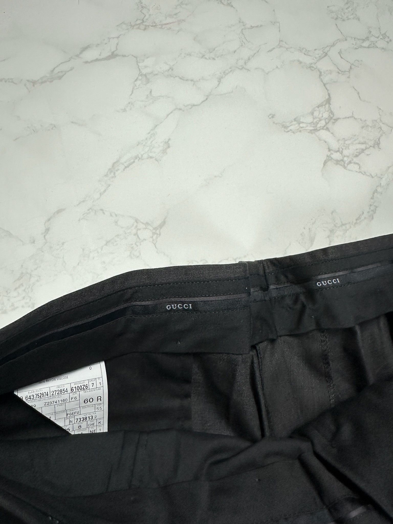 🔥70% OFF🔥 [SALE] Gucci Charcoal City Wool Casual Pants
