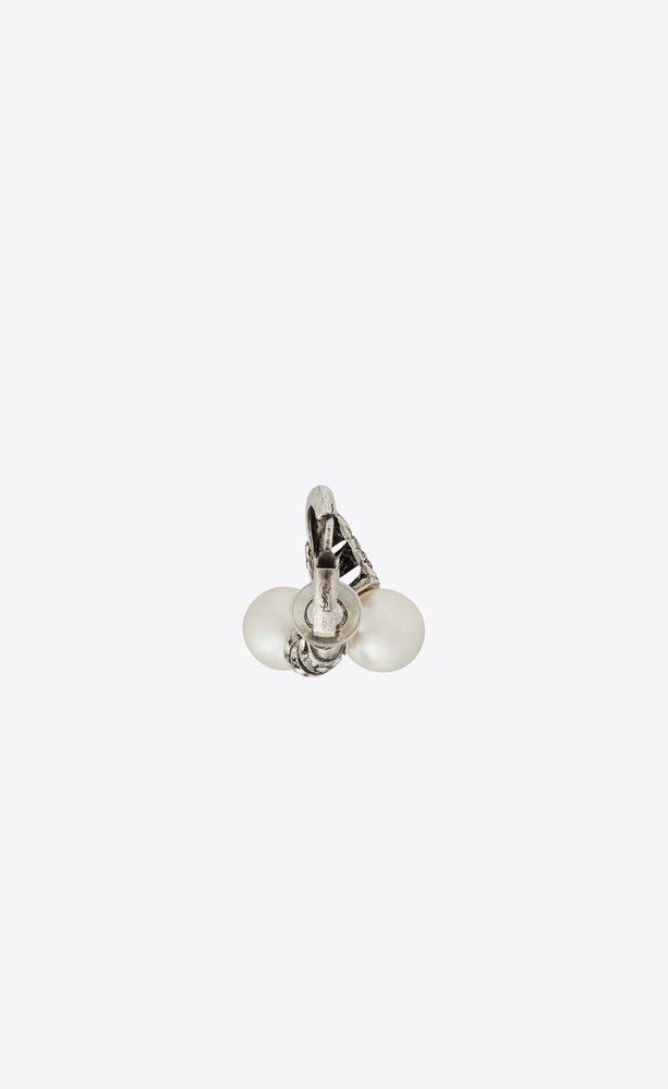Saint Laurent Paris o1la1rc1a0525 Size: OS / 671566 Small You & Me Earcuff Size ONE SIZE - 2 Thumbnail