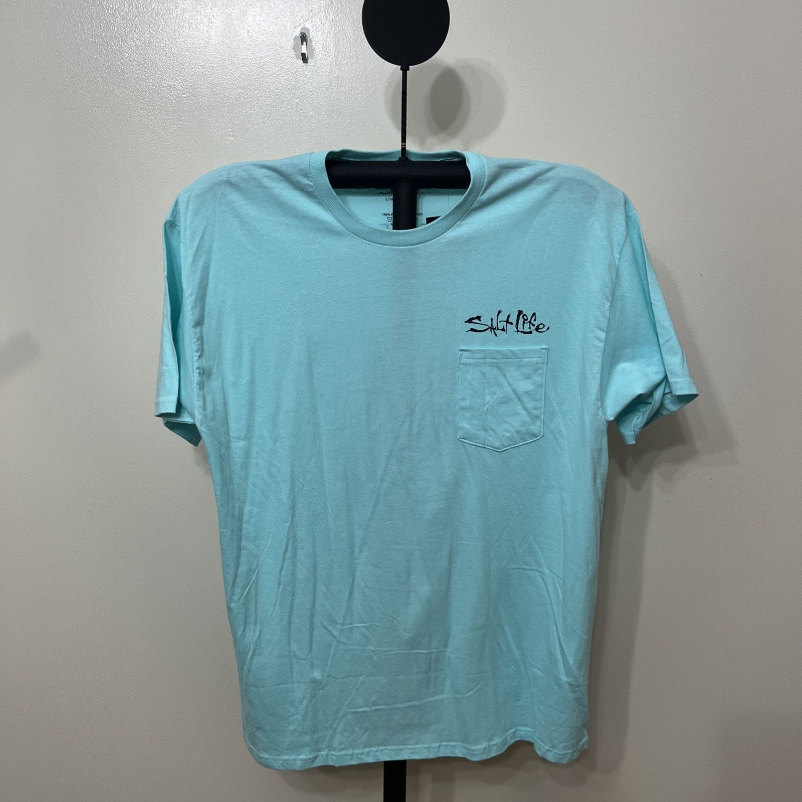 Tommy Bahama Salt Life Light Blue Salty State of Mind Graphic T-Shirt XL Size US XL / EU 56 / 4 - 1 Thumbnail