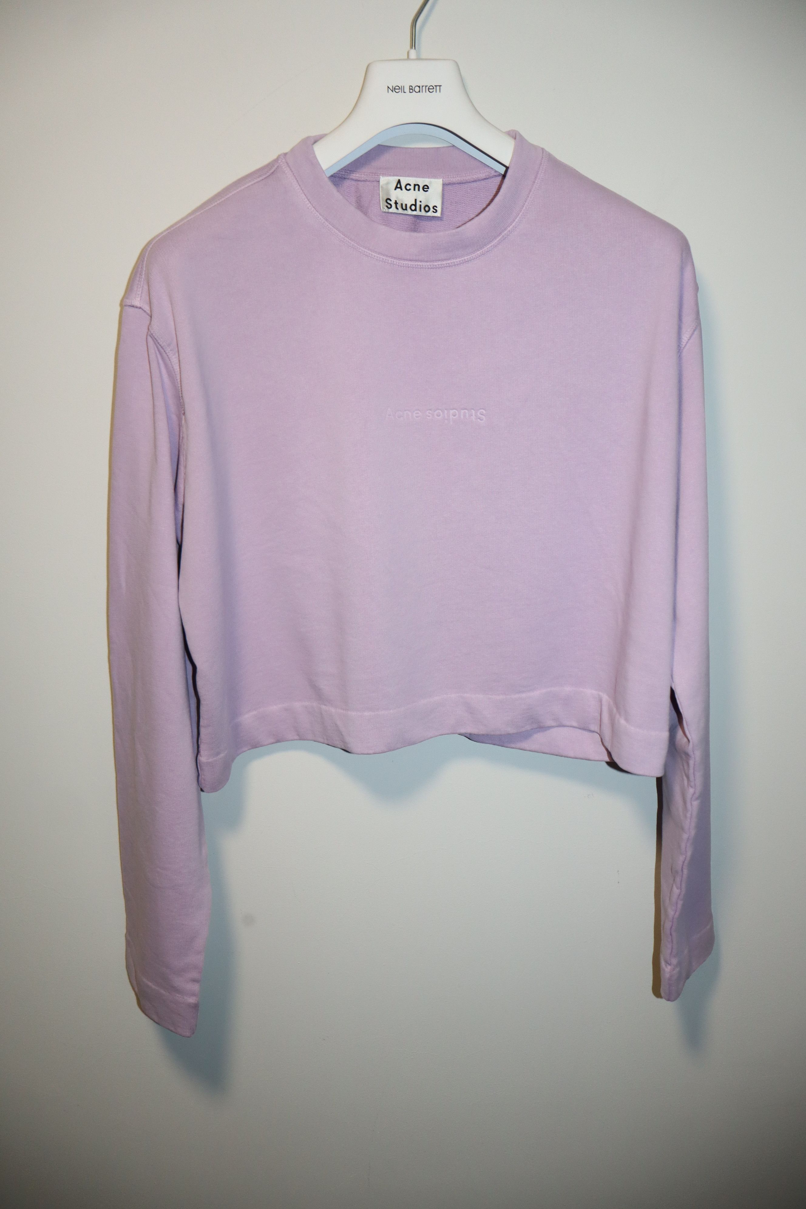 Acne Studios Odice embossed logo sweatshirt Size M / US 6-8 / IT 42-44 - 1 Thumbnail
