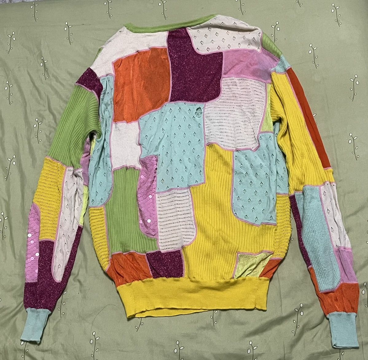 Moschino Moschino SS16 Patchwork Sweater/Jumper Size M / US 6-8 / IT 42-44 - 2 Thumbnail