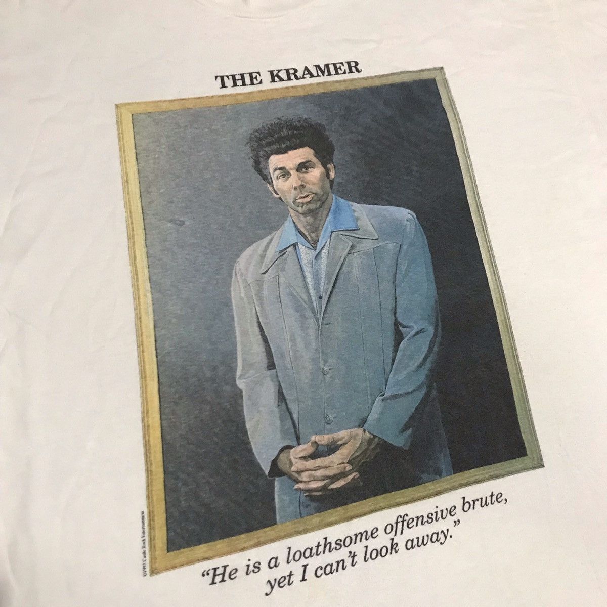 Rap Tees Vintage 1993 Seinfield The Kramer TV Promo T shirt Big Size Size US XXL / EU 58 / 5 - 2 Thumbnail