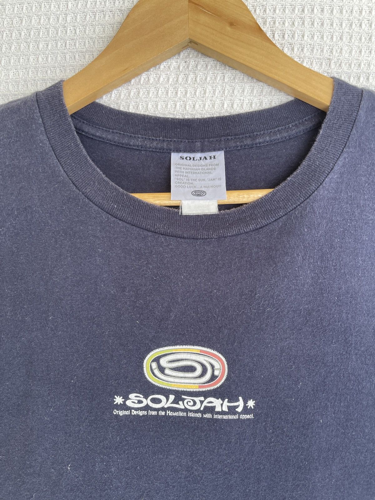 Vintage Last Drop🔥Rare🔥Vintage 90s SOLJAH Surfing,Boardshaping Tee Size US L / EU 52-54 / 3 - 4 Thumbnail