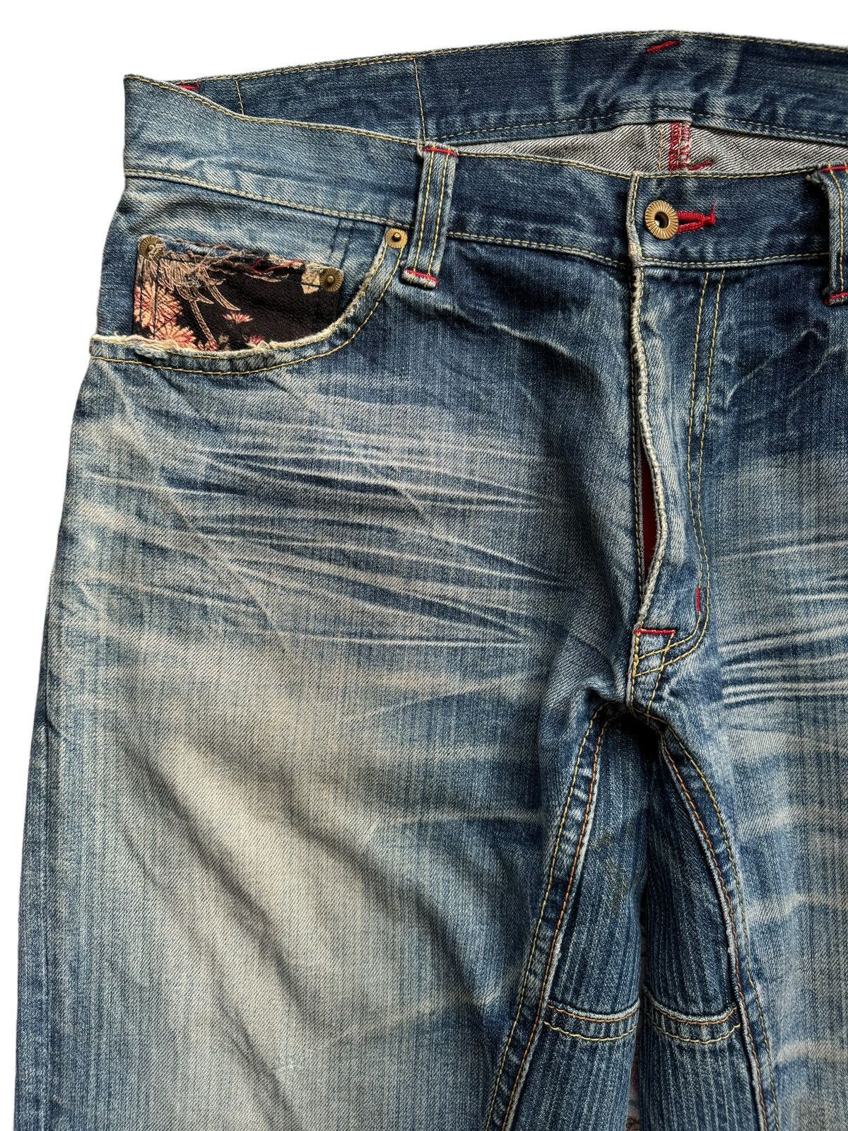 If Six Was Nine Vintage ETERNAL Baggy Denim Jeans Size US 35 - 4 Thumbnail