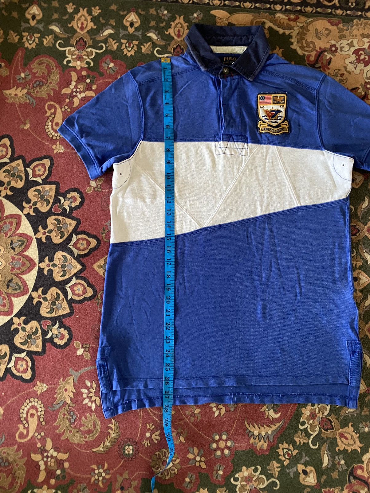 Polo Ralph Lauren 🔥🔥Polo Ralph Lauren Two Tone Color Polo Tee Size US S / EU 44-46 / 1 - 15 Thumbnail