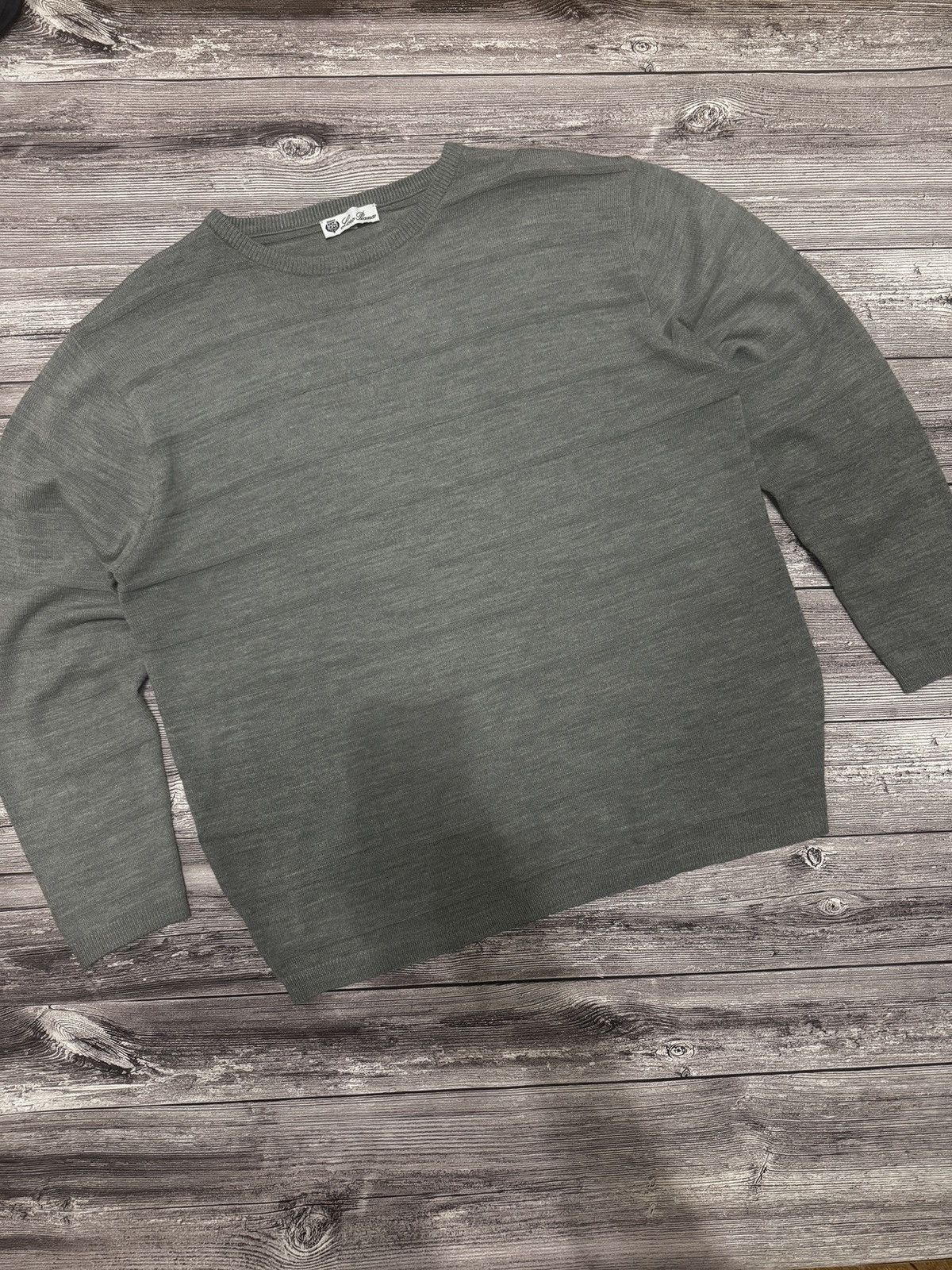 Loro Piana Loro Piana Cotton Knit Sweater Green Size 48 Size US M / EU 48-50 / 2 - 3 Thumbnail