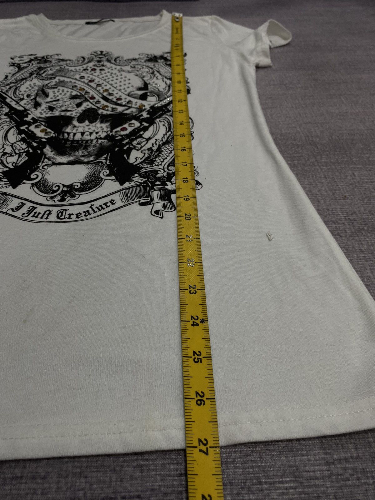 If Six Was Nine Y2K CHAMI CHAMI SKULL TSHIRT Size M / US 6-8 / IT 42-44 - 9 Thumbnail