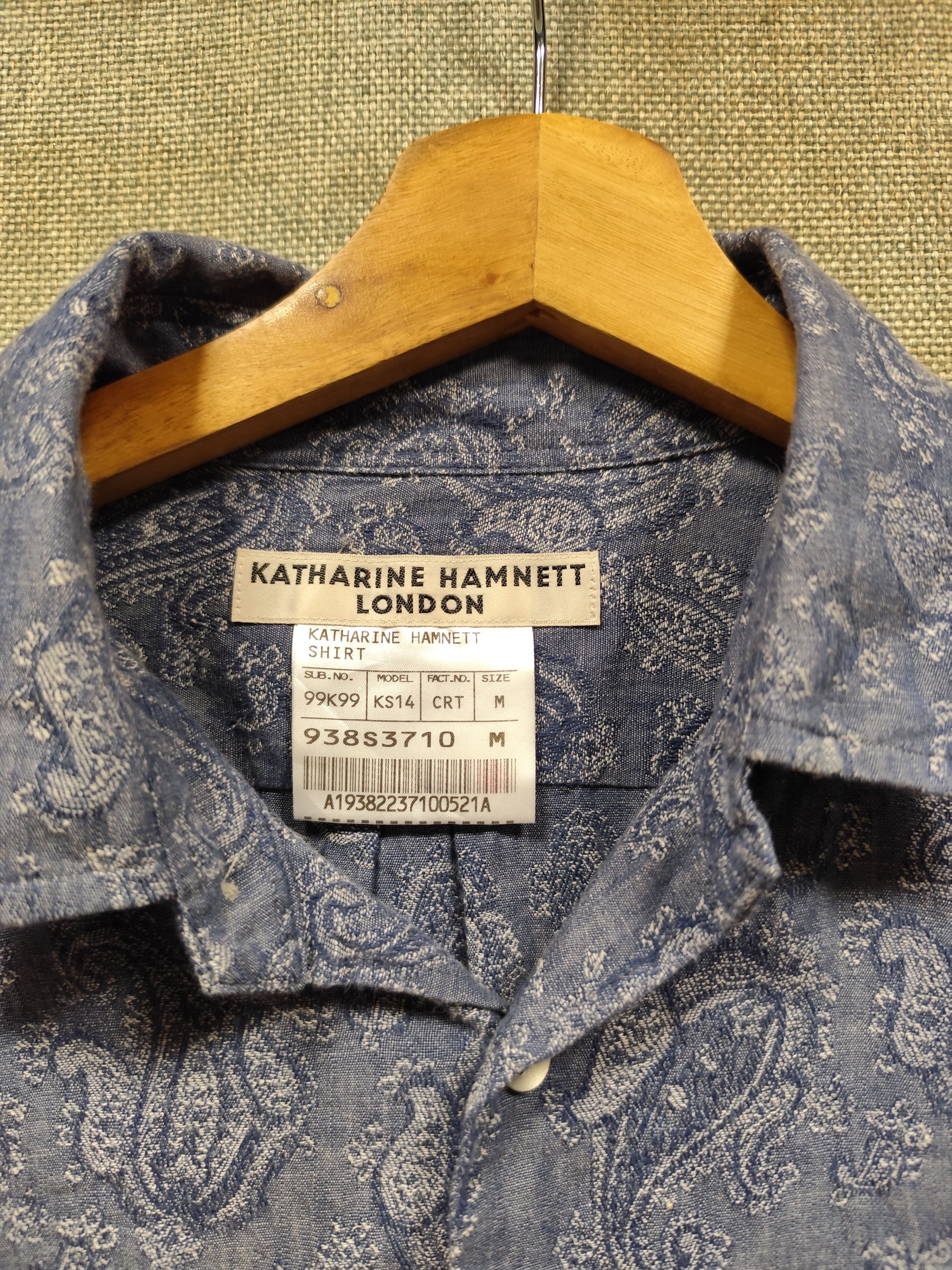 Katharine Hamnett London Katharine hamnett london paisley shirt Size M / US 6-8 / IT 42-44 - 3 Thumbnail