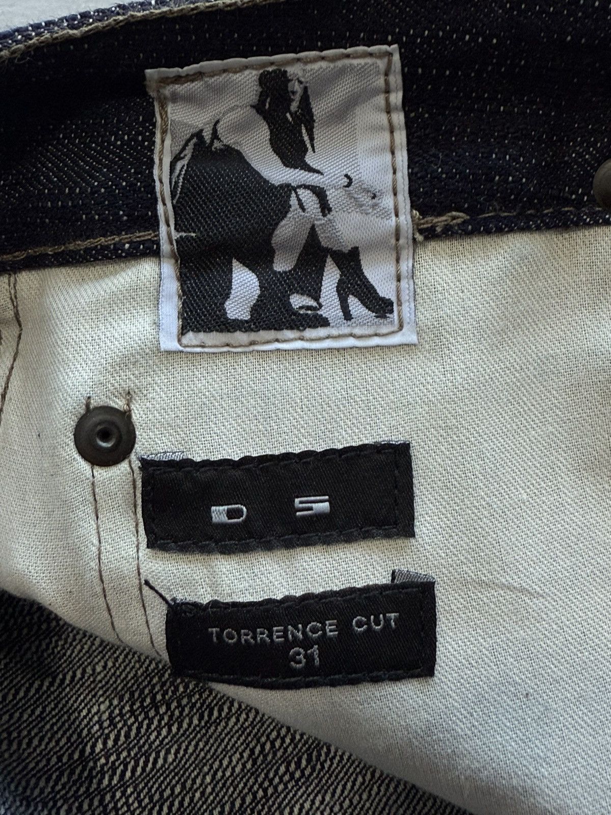 Rick Owens Drkshdw Rick Owens - Drkshdw Torrence Cut Selvedge Jeans Size US 30 / EU 46 - 9 Thumbnail
