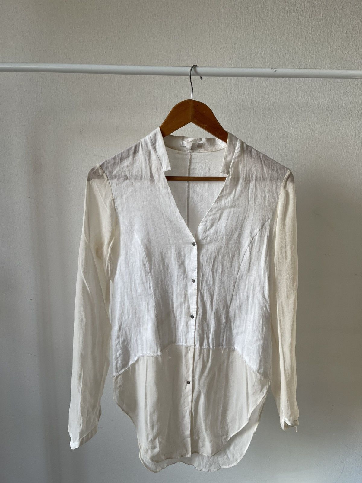 Helmut Lang Helmut Lang Button Ups Shirt Size M / US 6-8 / IT 42-44 - 1 Thumbnail