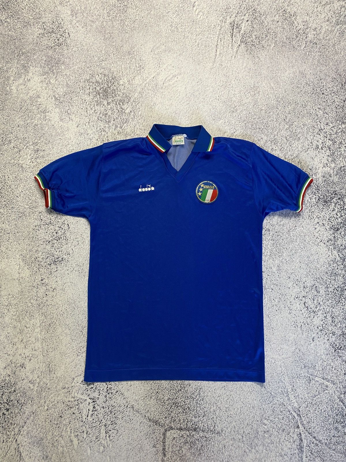 Diadora × Vintage Vintage Diadora Italia 1986 1990 Home Soccer Jersey Size US S / EU 44-46 / 1 - 1 Thumbnail