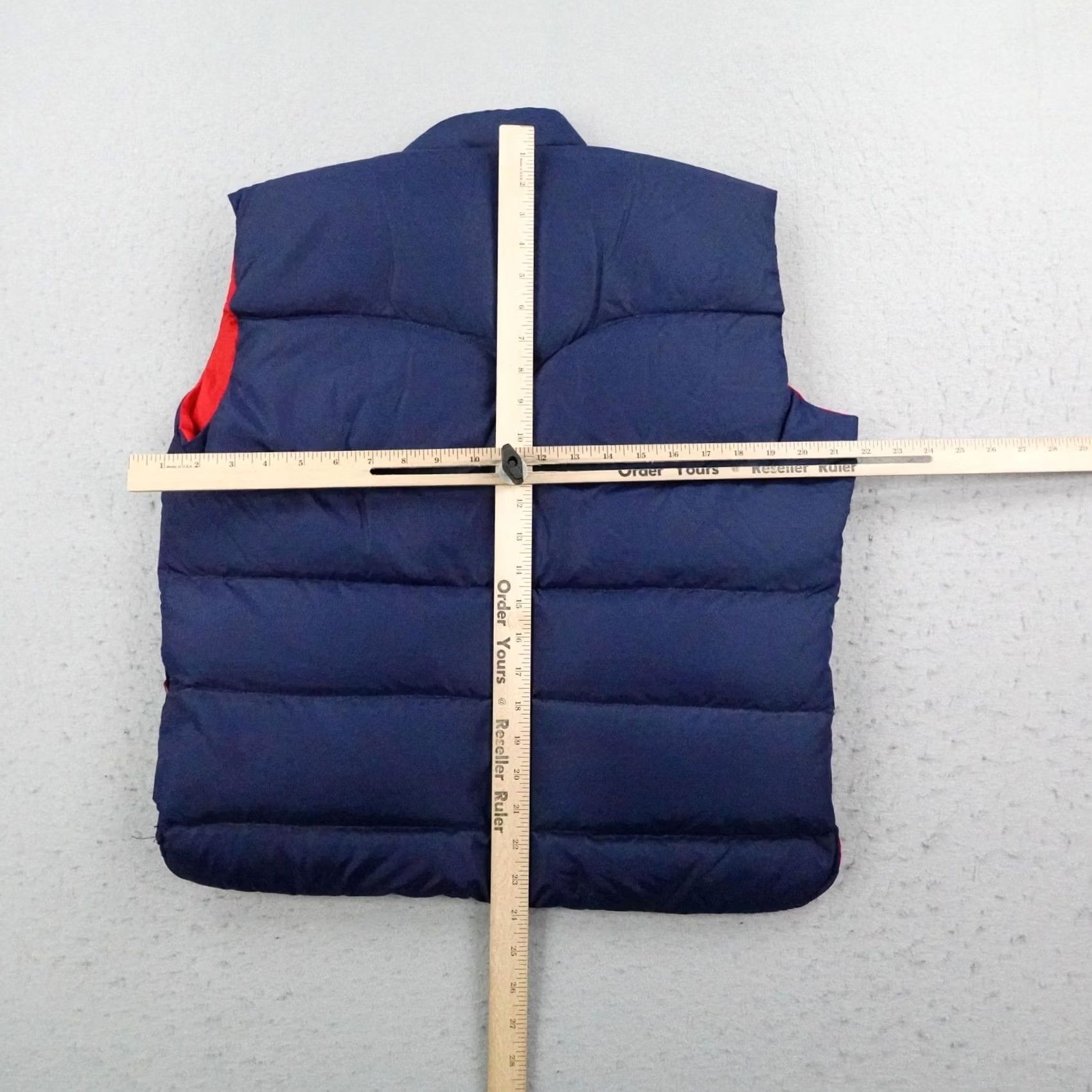 Vintage VINTAGE Miller Vest Mens Small Blue Red Reversible Puffer Gilet Down Western Size US S / EU 44-46 / 1 - 3 Thumbnail