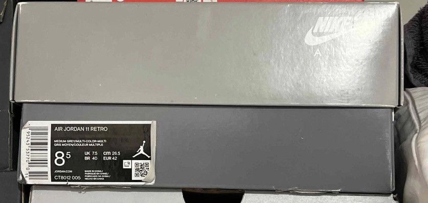 Jordan Brand Air Jordan 11 Retro Cool Grey (2021) Size US 8.5 / EU 41-42 - 7 Thumbnail
