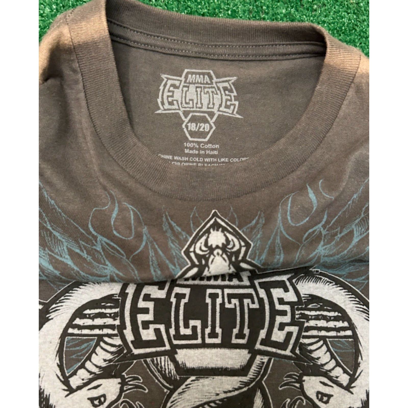 Vintage VINTAGE MMA Elite Shirt Mens S Gray Snakes Cross VTG Y2K Punk Grunge UFC Raver Size US S / EU 44-46 / 1 - 2 Thumbnail