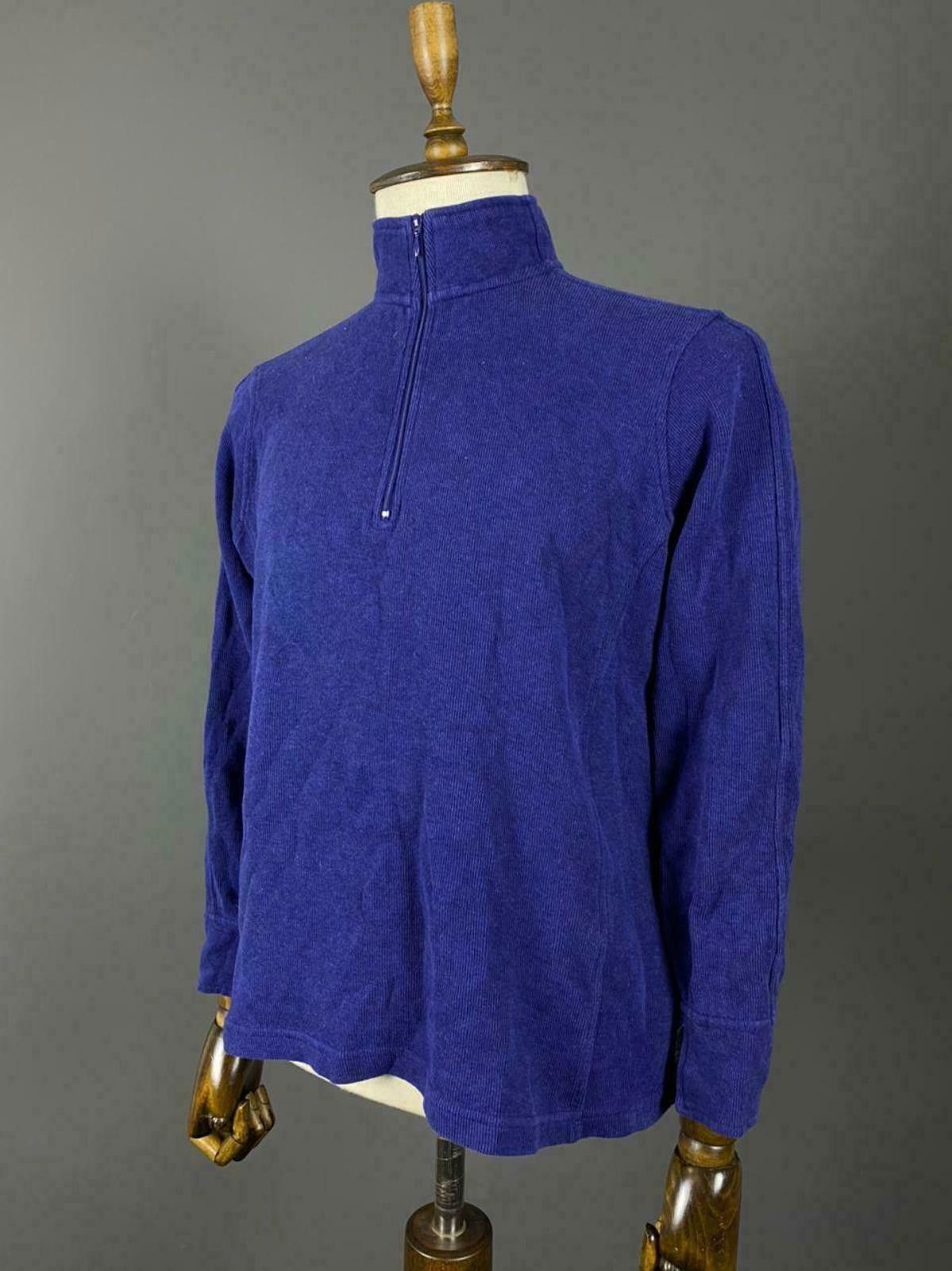 Orvis Men Orvis Blue High Neck 1/4 Zip Long Sleeve Sweater Size L Size US L / EU 52-54 / 3 - 1 Thumbnail
