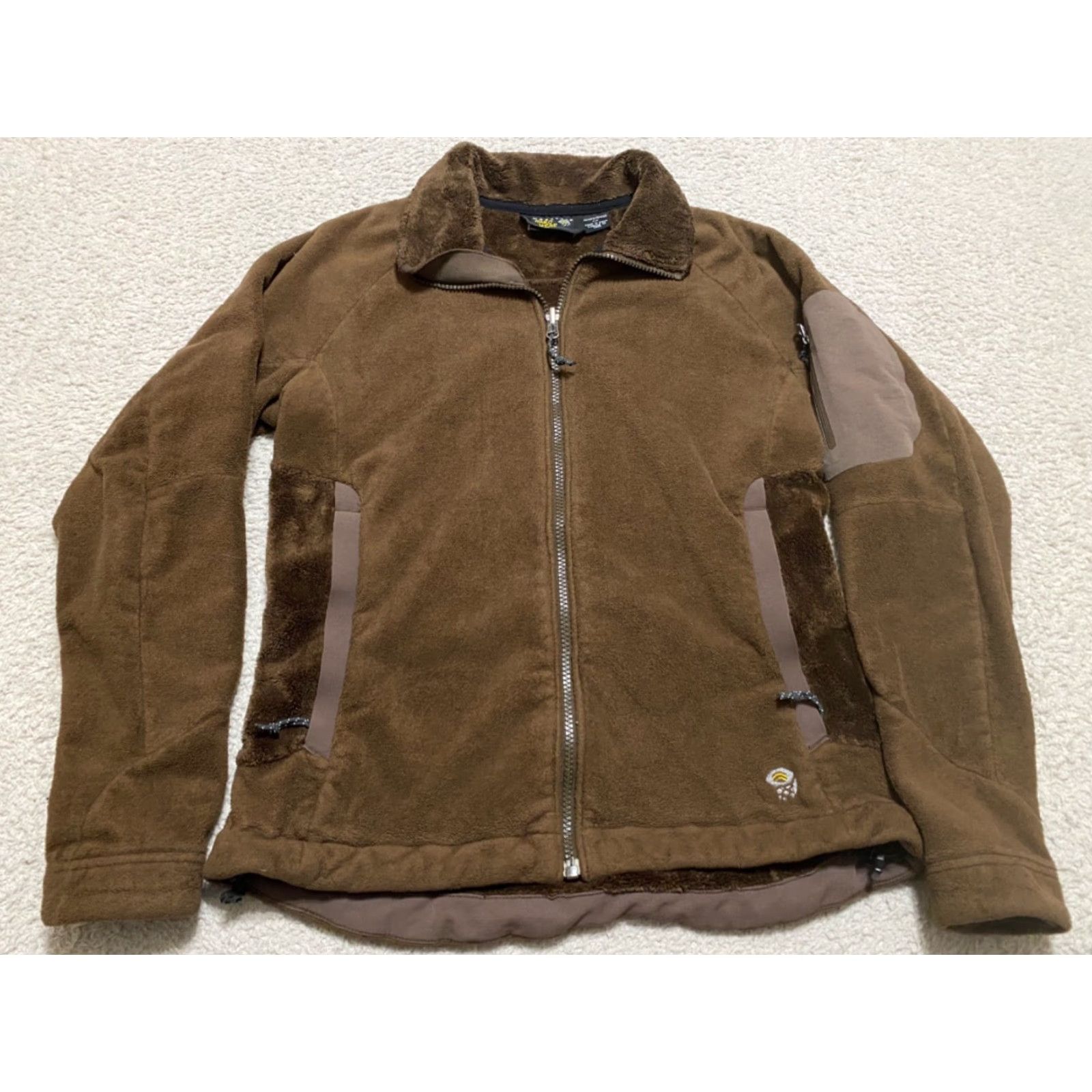 Mountain Hardwear Mountain Hardwear Womens Jacket Adult Small Brown Fleece Full Zip Long Sleeve Casual Travel Workwear 90s? Size S / US 4 / IT 40 - 2 Thumbnail