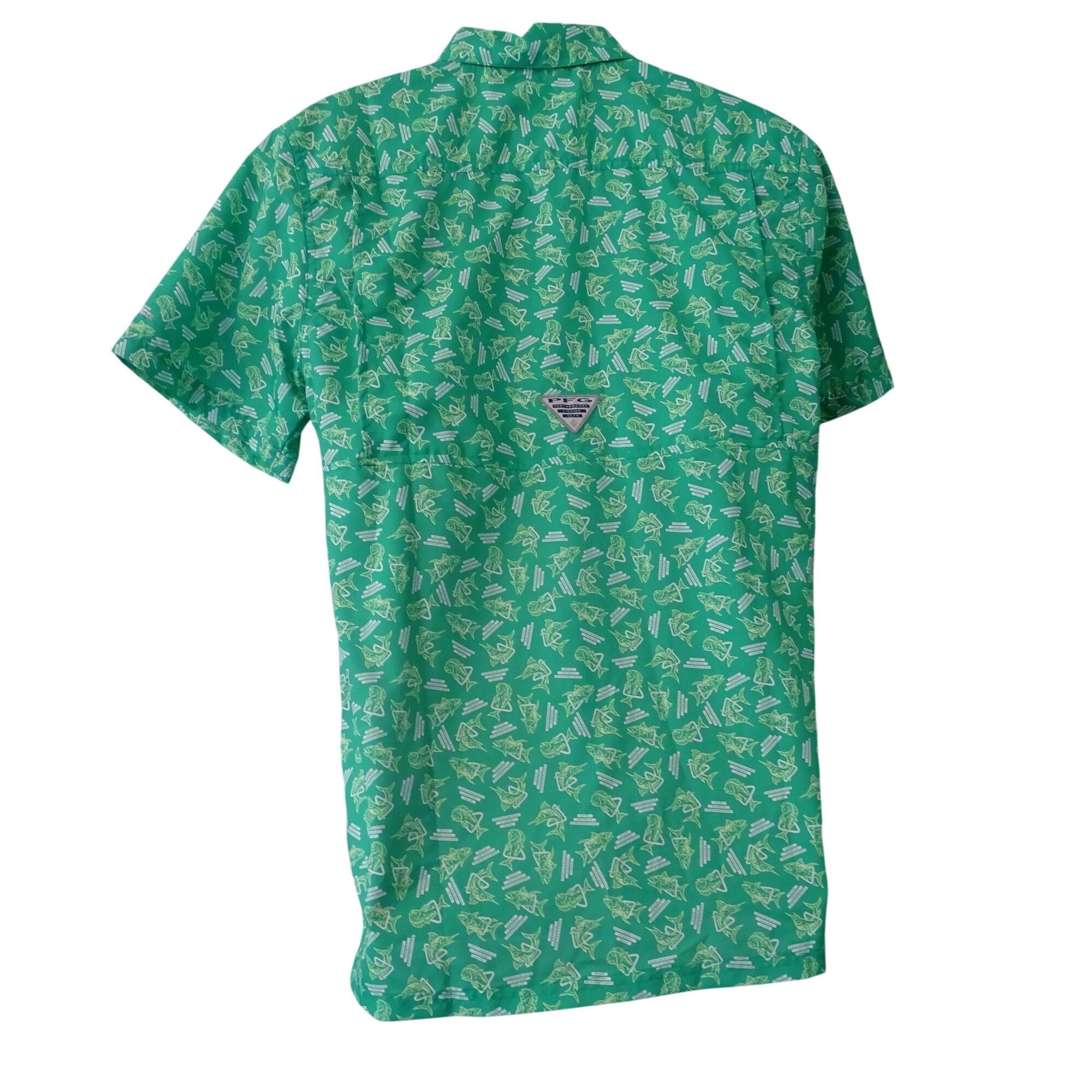 Columbia Columbia PFG Mens Green Fishing Shirt Size S Short Sleeve Size US S / EU 44-46 / 1 - 3 Thumbnail