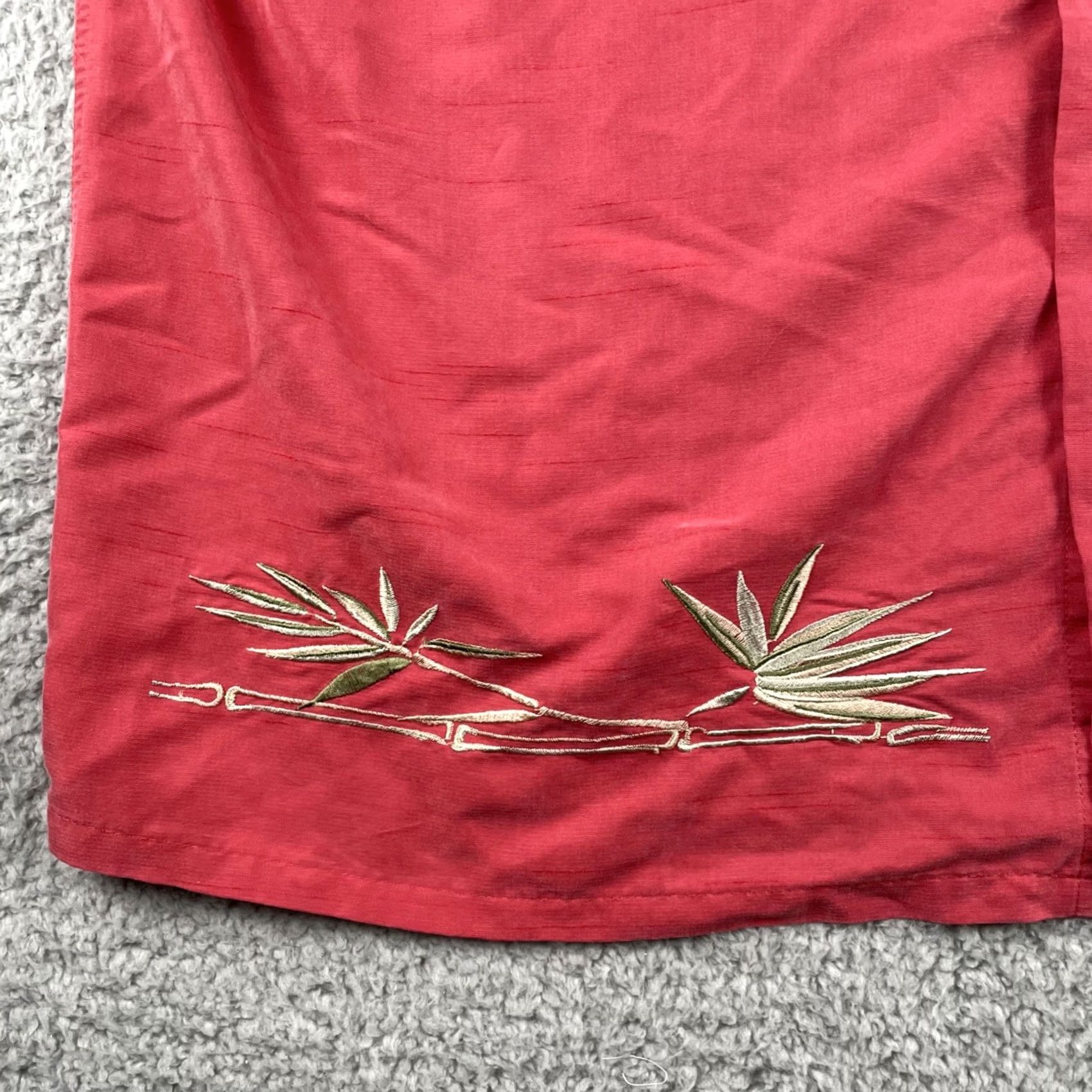 Vintage VINTAGE Bamboo Cay Mens L Button-Up Shirt Short Sleeve Red Rayon Palm Size US L / EU 52-54 / 3 - 5 Thumbnail