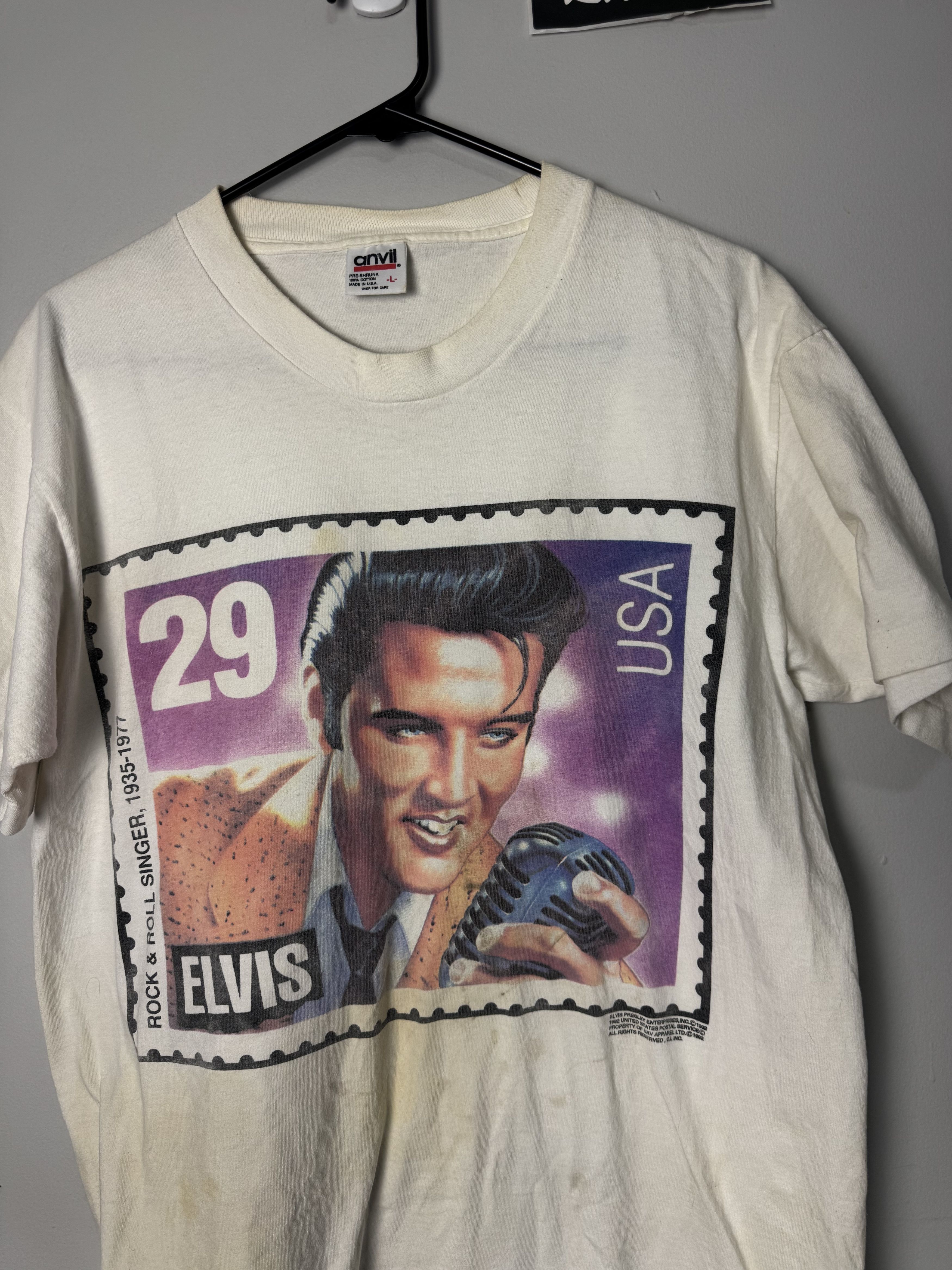 Vintage Vintage Elvis Presley Tour 1992 Size US L / EU 52-54 / 3 - 2 Thumbnail
