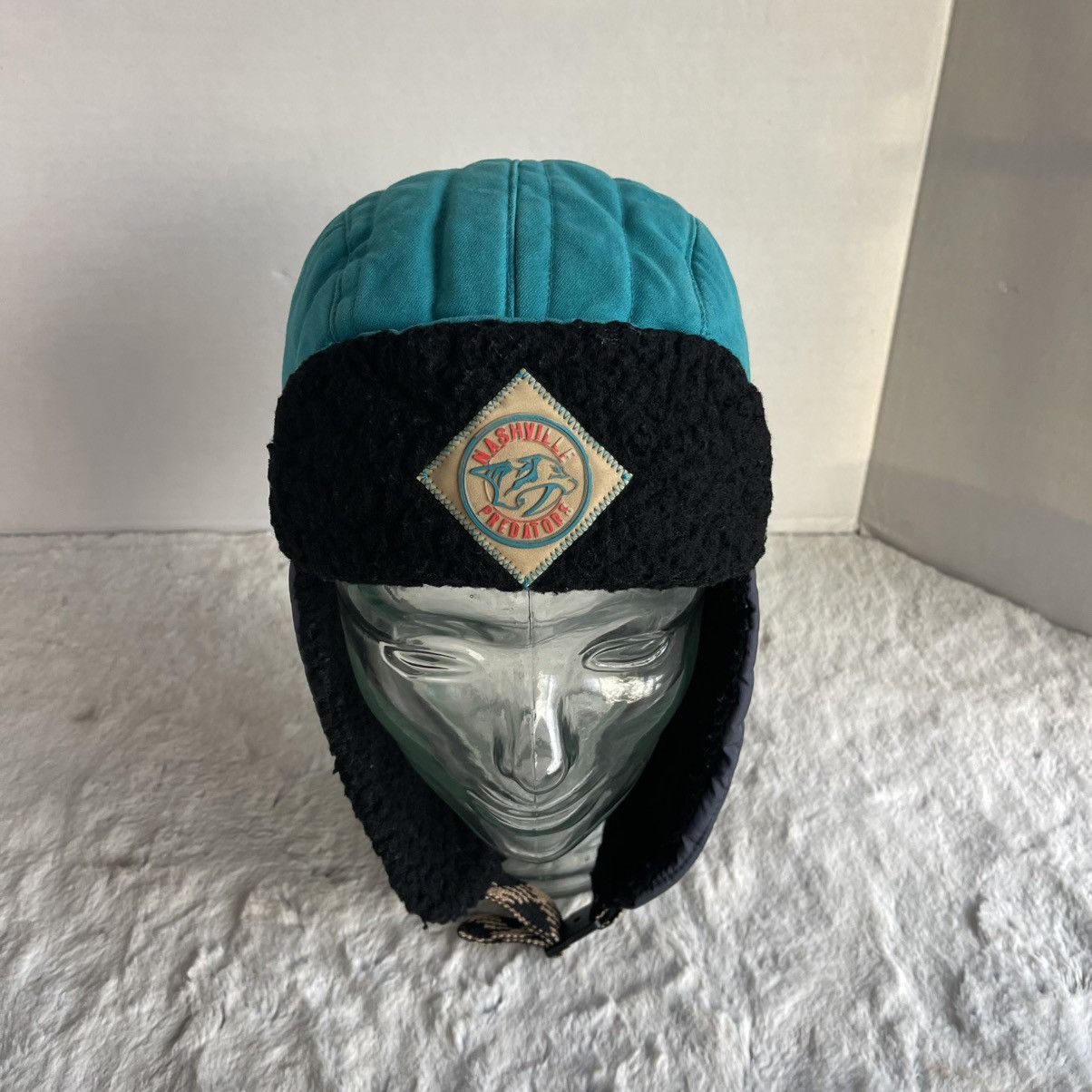 Other Vintage NHL Nashville Predators Black Winter Hat with Ear Size ONE SIZE - 1 Thumbnail