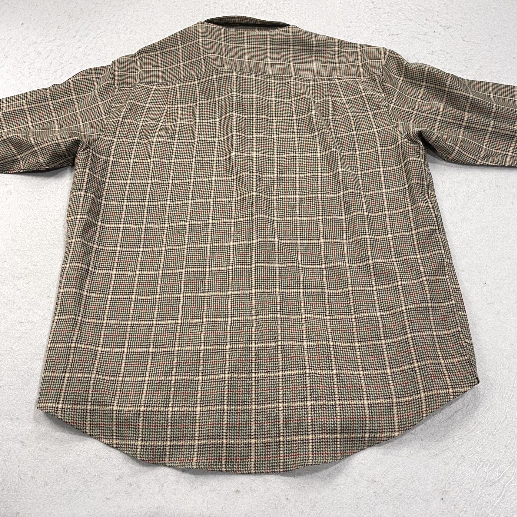 Pendleton VINTAGE Pendleton Shirt Mens Large Brown Plaid 100% Pure Virgin Wool Flannel 90s Size US L / EU 52-54 / 3 - 5 Thumbnail