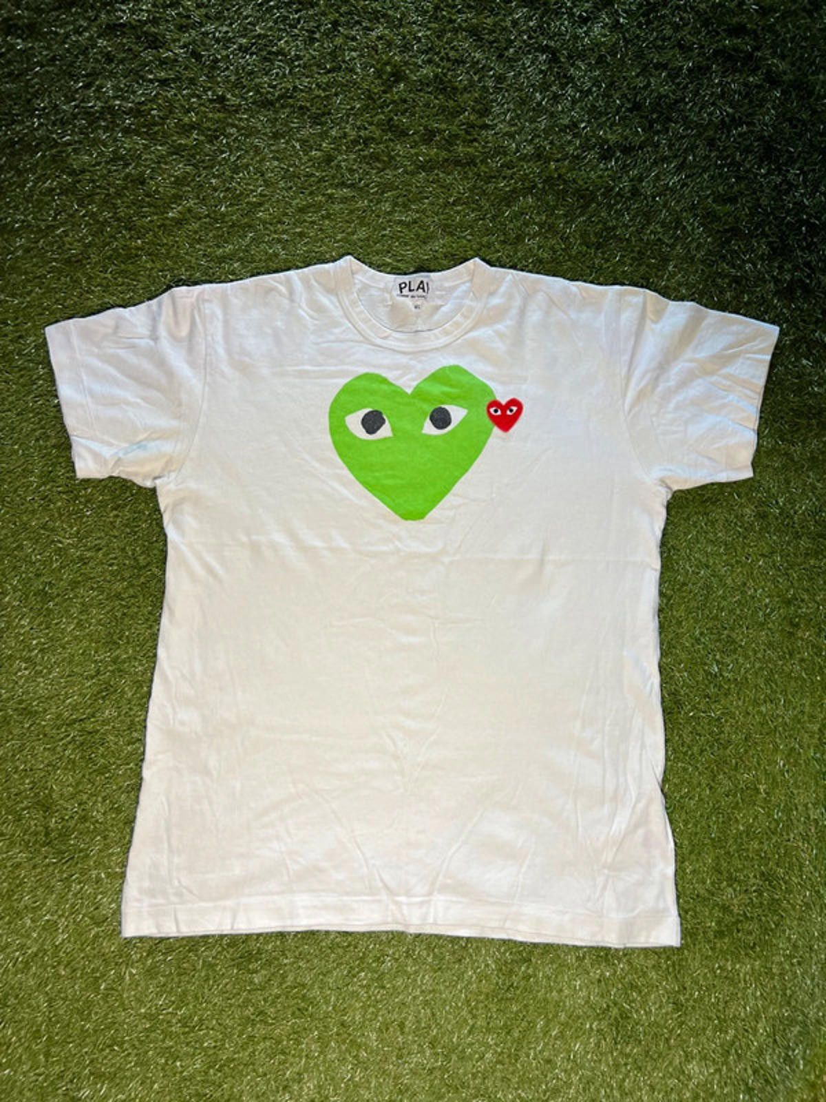 Comme des Garcons PLAY Comme Des Garçons Play Heart Tee Size US XL / EU 56 / 4 - 2 Thumbnail