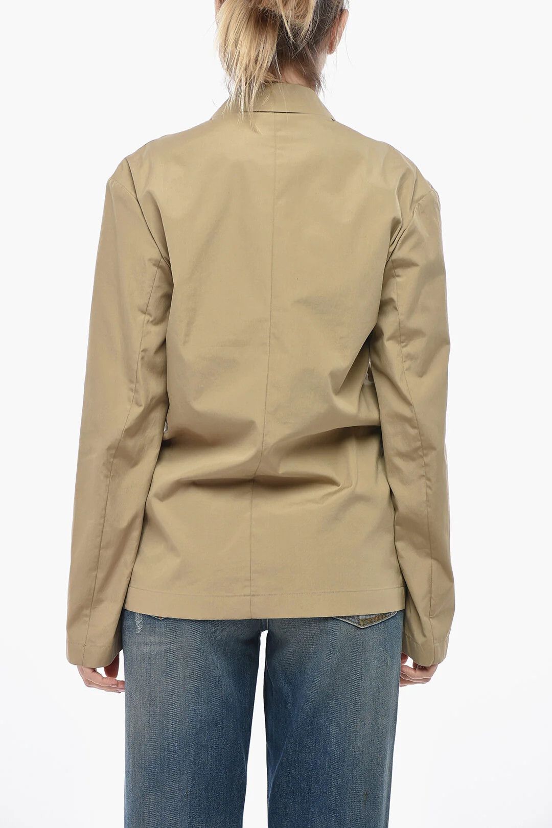 Dries Van Noten og1mm0426 Double-Breasted Blazer in Beige Size M / US 6-8 / IT 42-44 - 2 Thumbnail