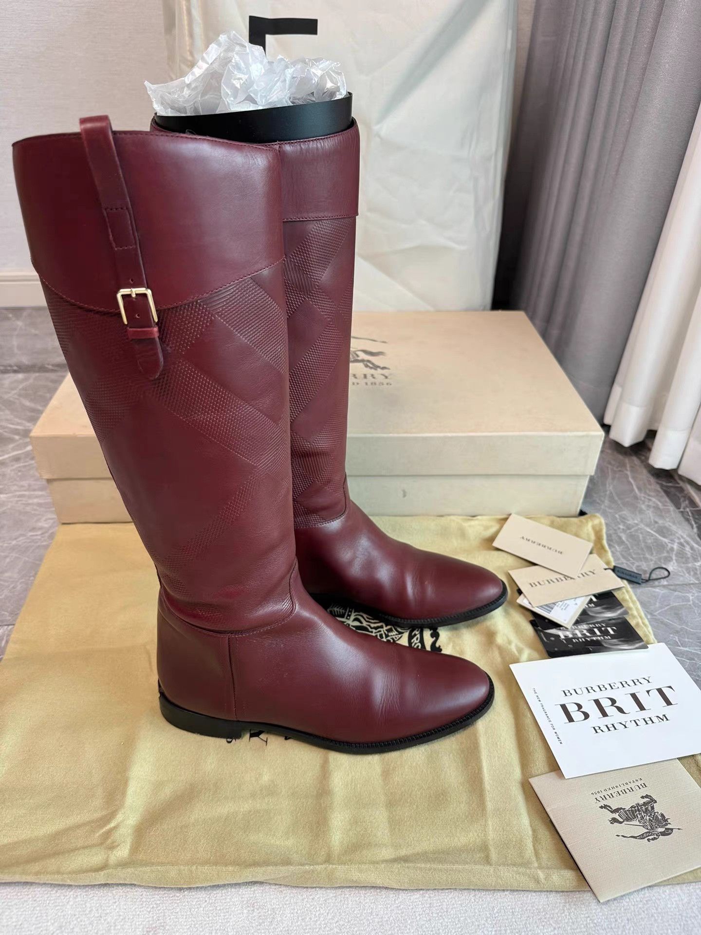 Burberry Burberry Riding Boots K6 Size US 8 / IT 38 - 1 Thumbnail