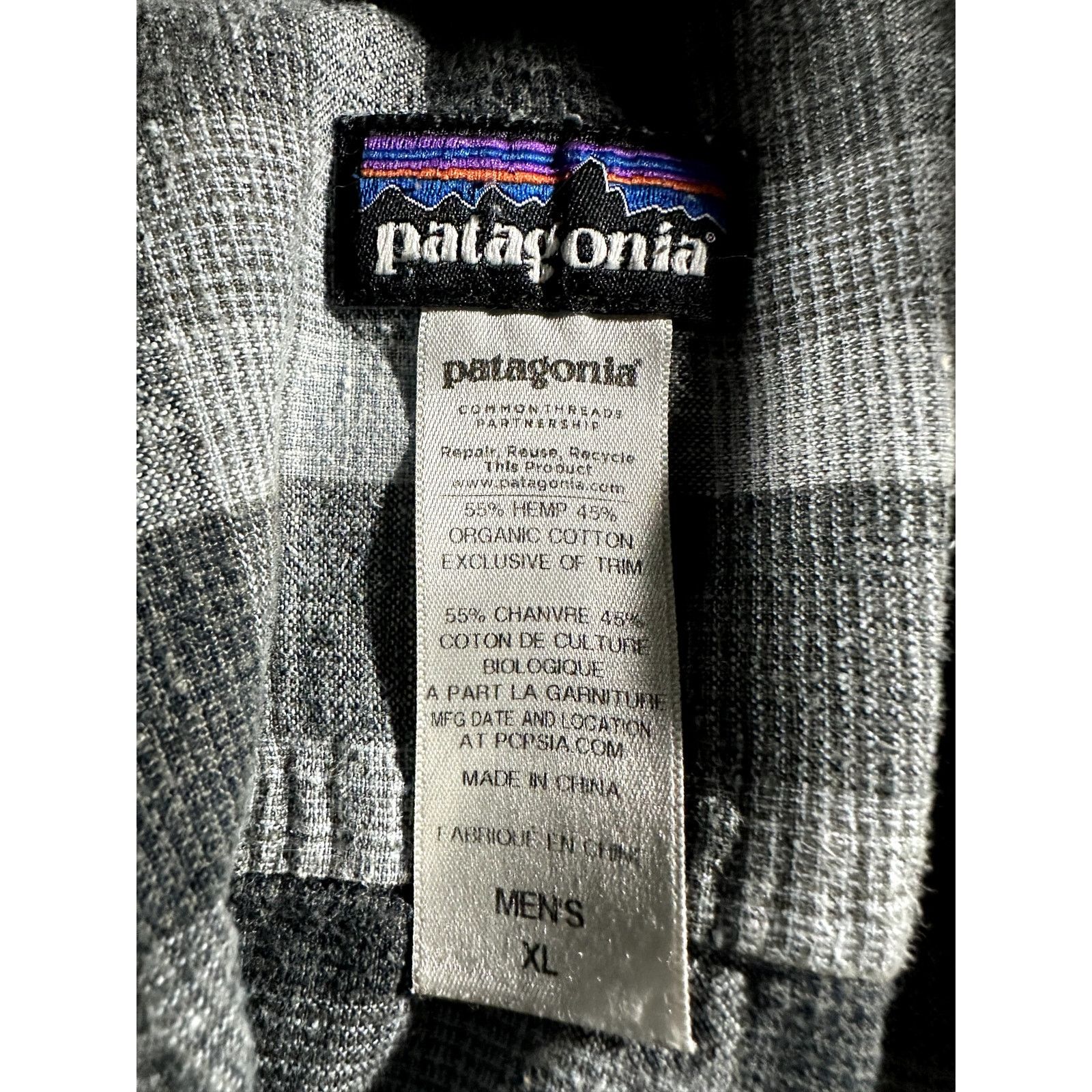 Patagonia Patagonia Organic Flannel Cotton Short Sleeve Shirt XL Size US XL / EU 56 / 4 - 7 Thumbnail
