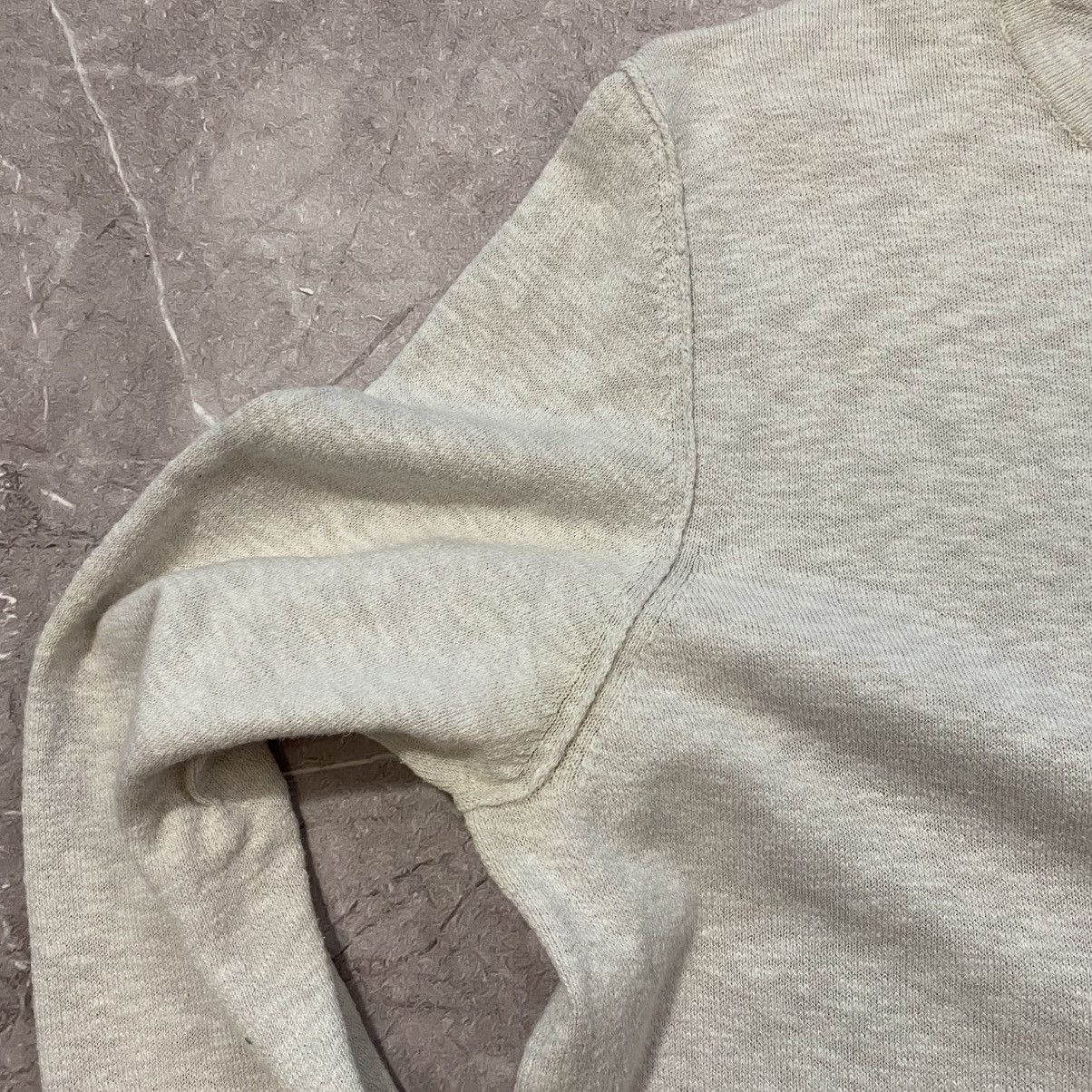 Vintage STONE ISLAND SWEATER WHITE WITH PATCH Size US S / EU 44-46 / 1 - 5 Thumbnail