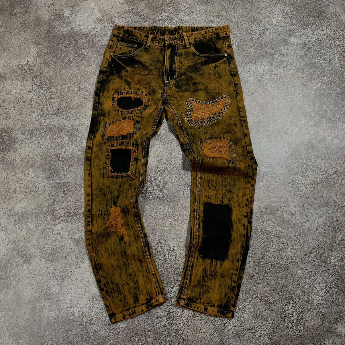 Vintage Vintage Y2K Distressed Baggy Jeans Thrashed Grunge Skate 34 Size US 34 / EU 50 - 1 Thumbnail