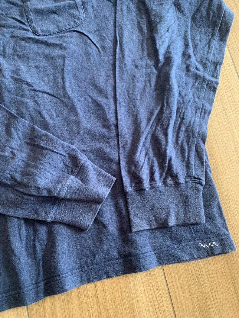 Visvim VISVIM Indigo Long Sleeve Pocket T-Shirt-2506 Size US L / EU 52-54 / 3 - 5 Thumbnail
