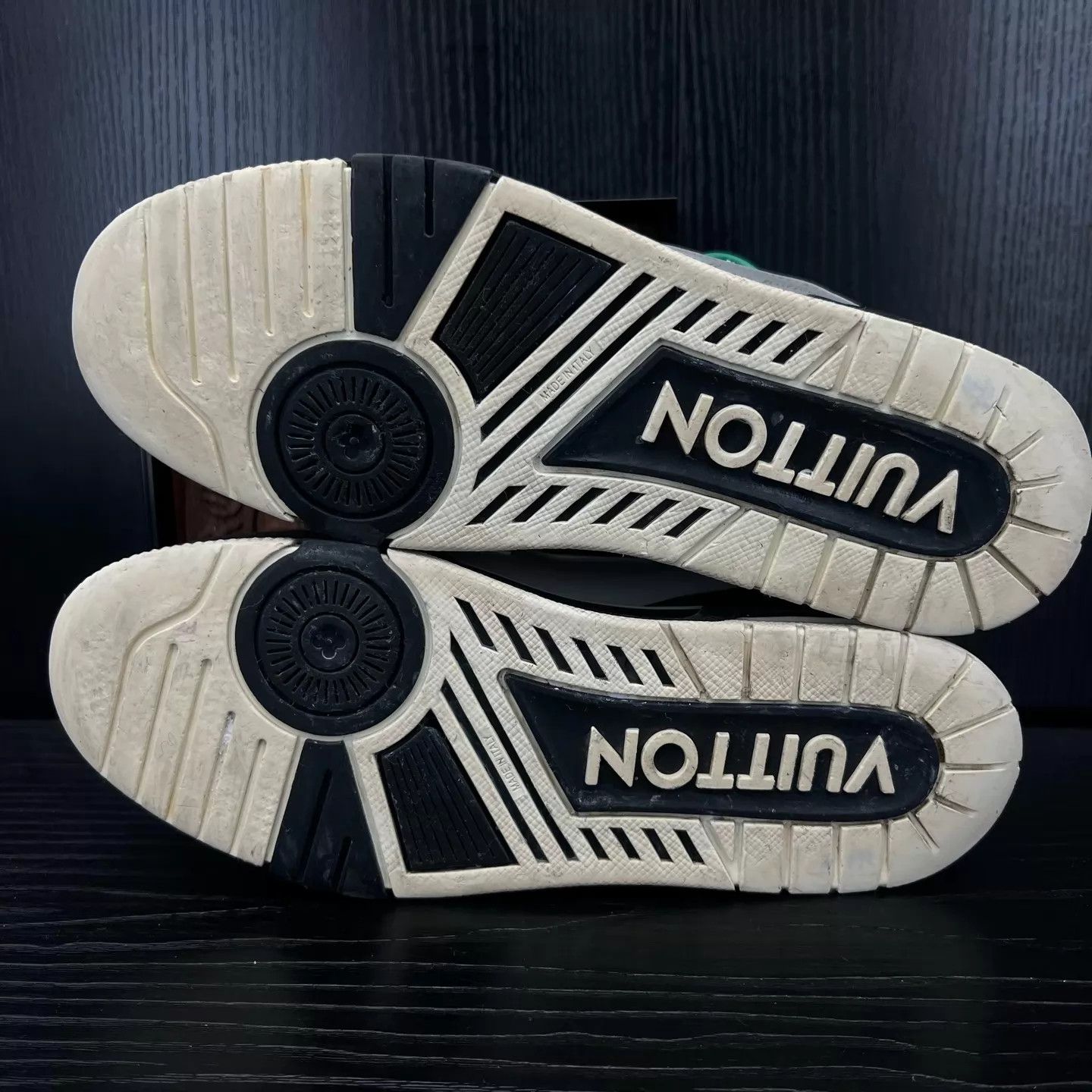 Louis Vuitton LV Trainer Black Cement US7/EUR41 Original Box Size US 8 / EU 41 - 2 Thumbnail