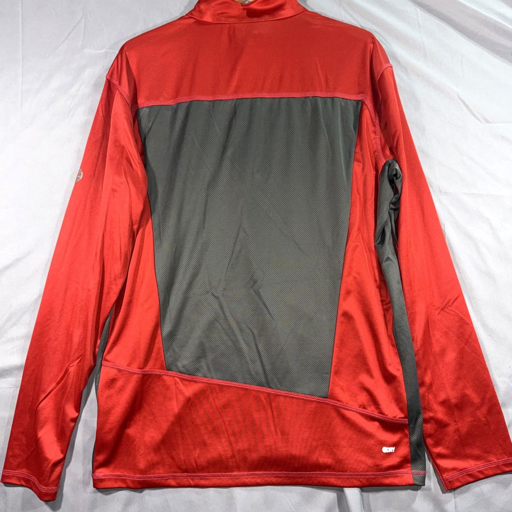 Rossignol Rossignol Pullover Mens 2XL Red Gray 1/4 Zip Long Sleeve R Dry Ski Base Layer Size US XXL / EU 58 / 5 - 2 Thumbnail