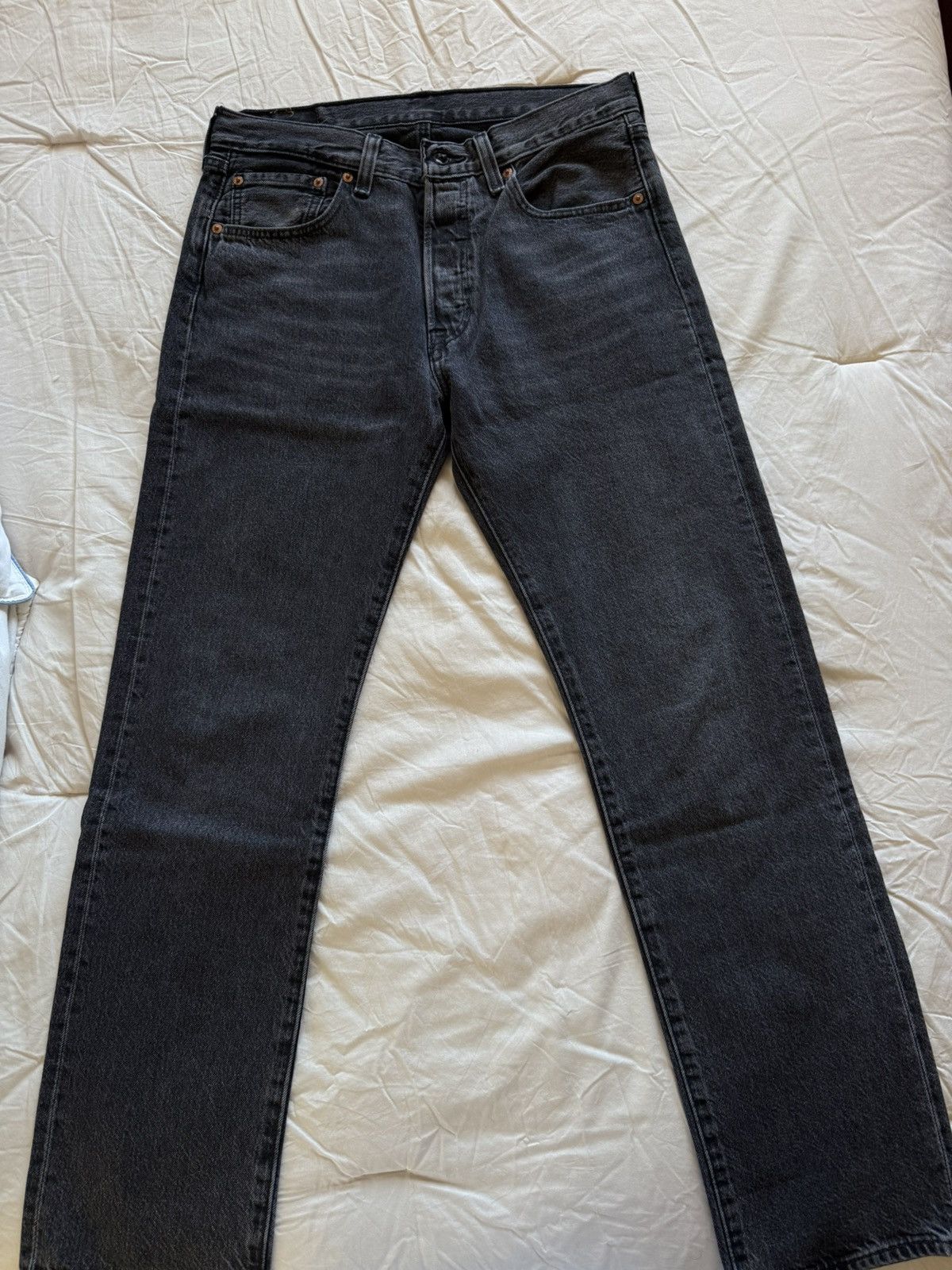 Levi's Levi's 501 Jeans Men's 31x32 All Nighter Black Stretch Size US 31 - 1 Thumbnail