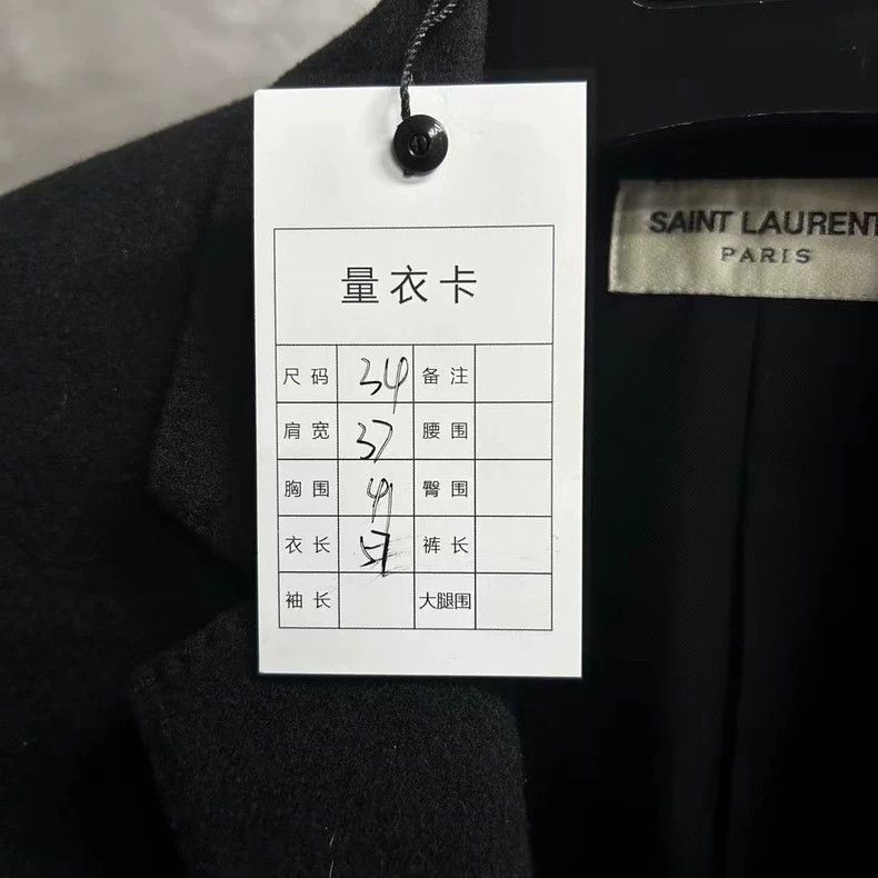 Saint Laurent Paris Saint Laurent Paris Embroidered pattern logo suit-2506 Size XXS / US 00 / IT 34 - 6 Thumbnail