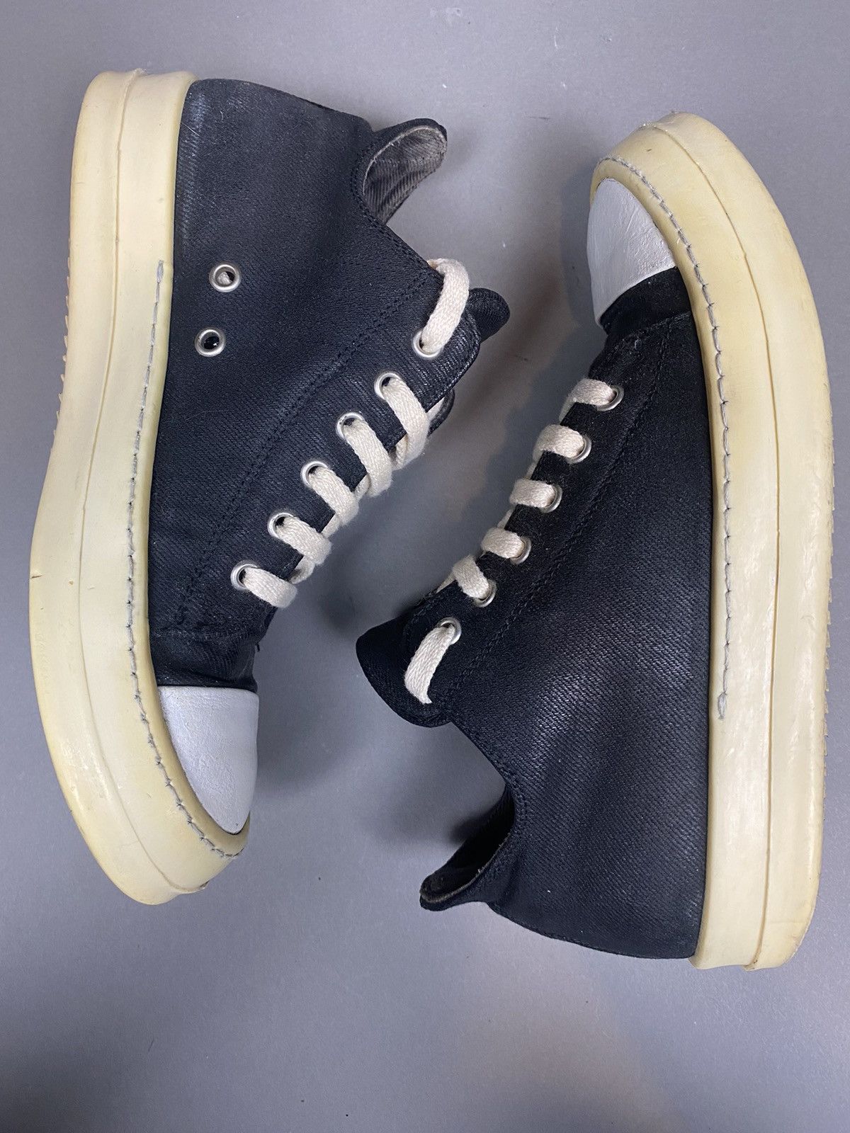 Rick Owens Drkshdw Rick owens waxed ramones Size US 7 / IT 37 - 3 Thumbnail