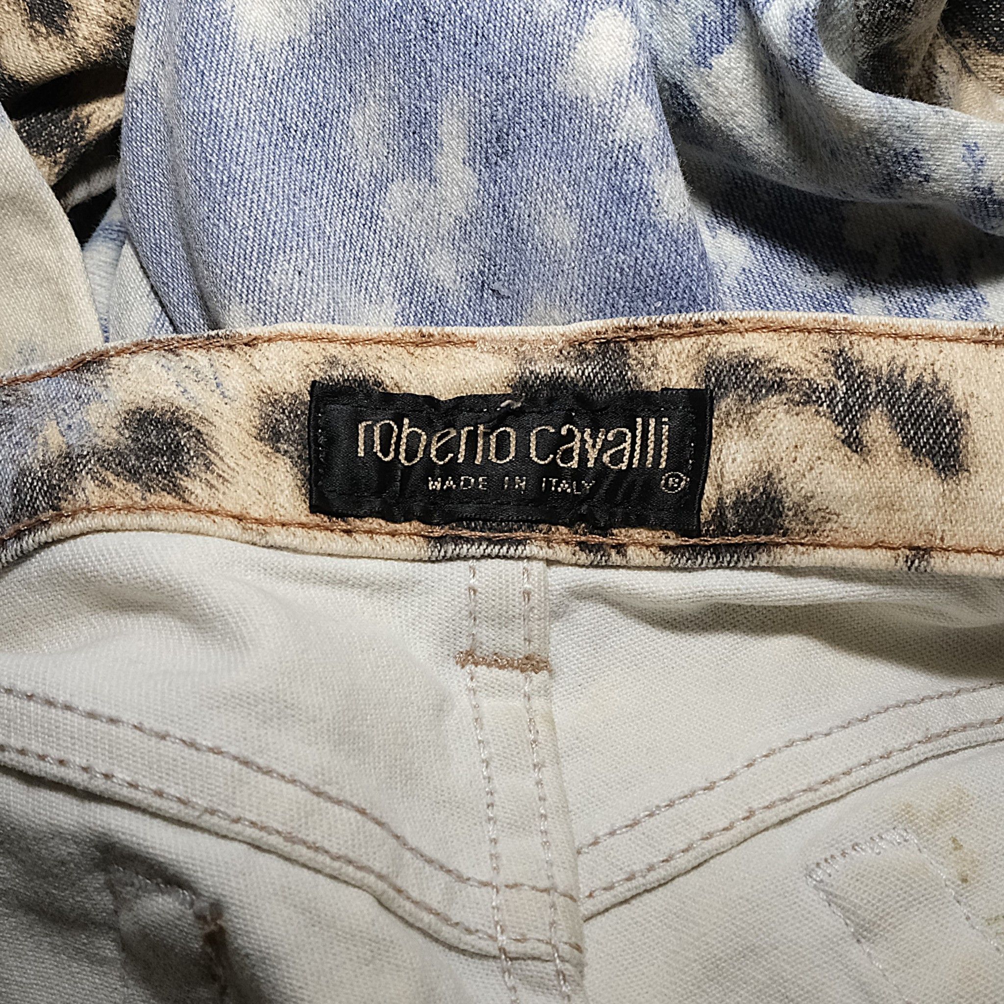 Roberto Cavalli Leopard Print Jeans Size US 32 / EU 48 - 3 Thumbnail