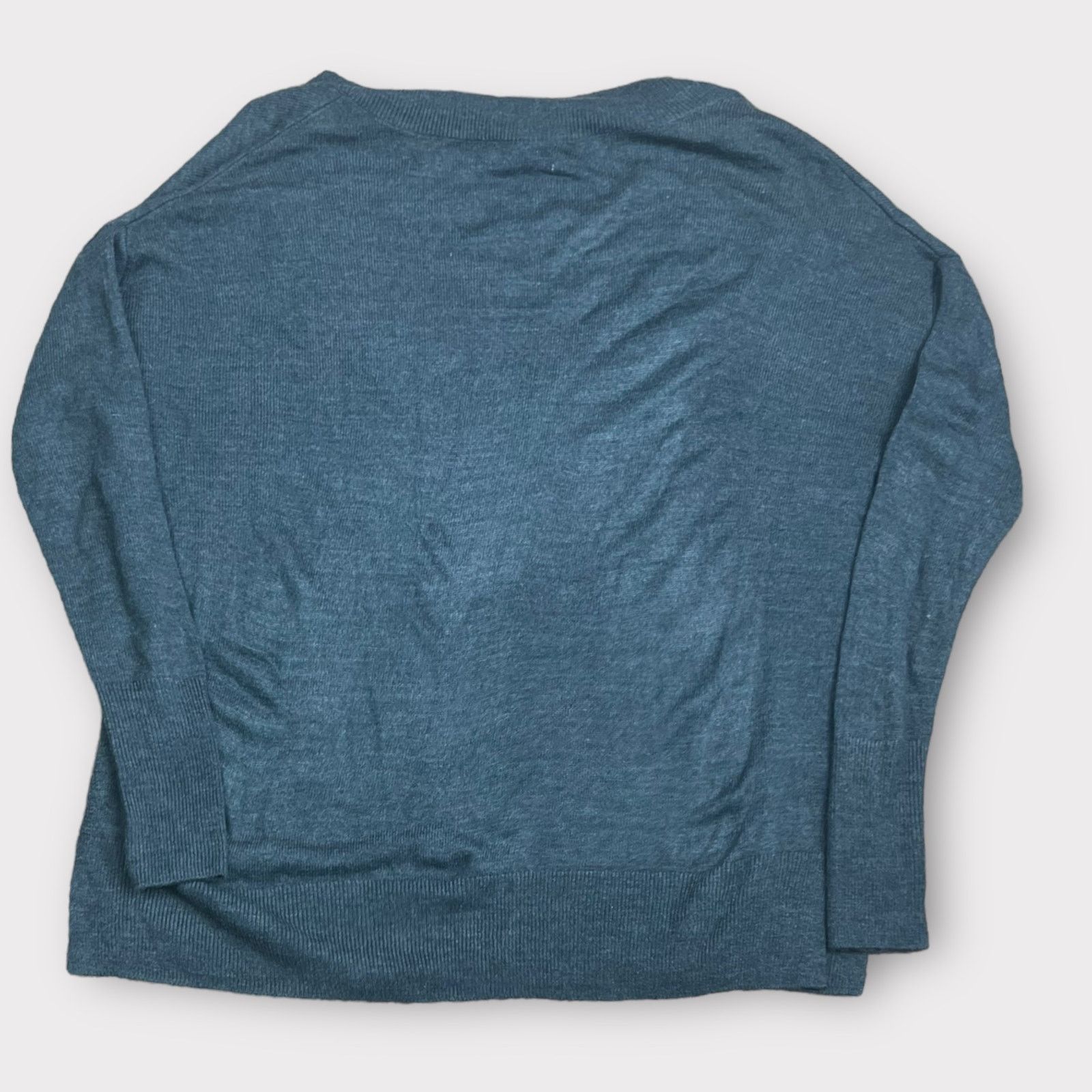 14th & Union 14 & Union | Deep V-Neck Gray Oversized Sweater | Small Size S / US 4 / IT 40 - 6 Thumbnail