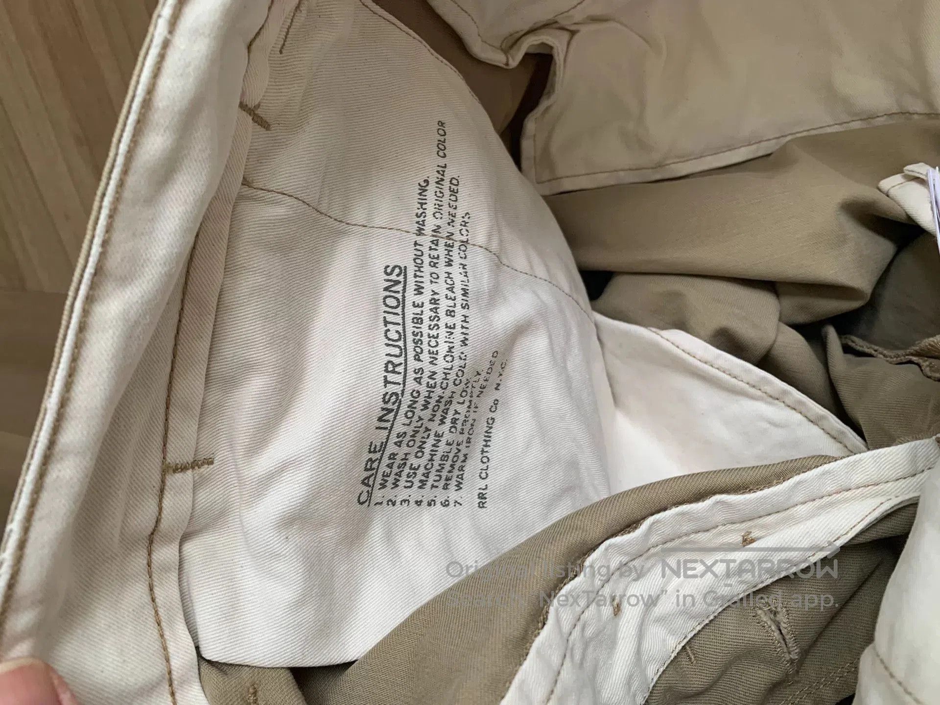 RRL Ralph Lauren RRL Slim Fit Officers Chino Pant. Size US 38 / EU 54 - 6 Thumbnail