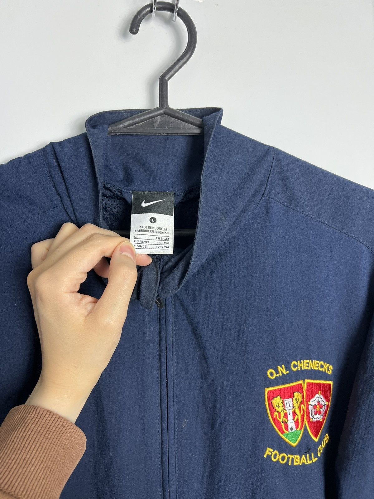 Nike Jacket Nike ON Chenecks Zipped Logo Size US L / EU 52-54 / 3 - 2 Thumbnail
