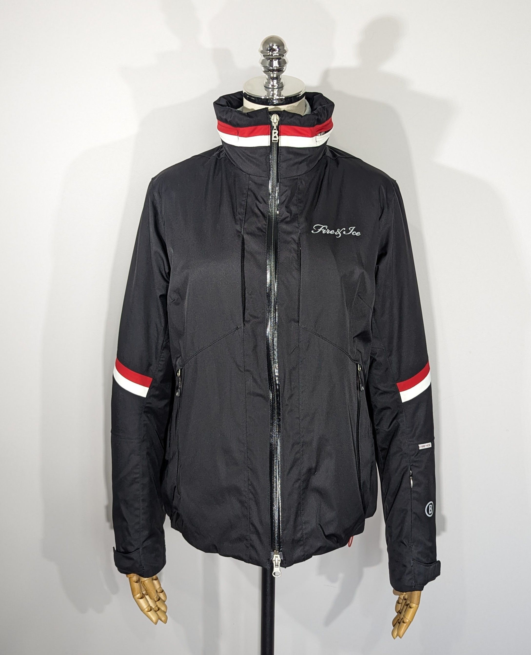 image of Bogner Fire + Ice Thinsulate Insulation Ski 3 In 1 Jacket in Black, Women's (Size Small)
