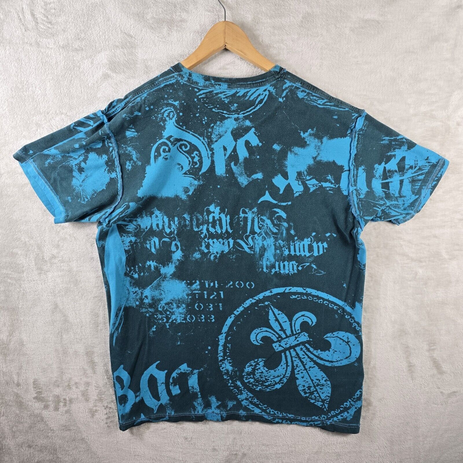Other Vintage Reversible AOP Cyber Goth Shirt XL Affliction Style Size US XL / EU 56 / 4 - 9 Thumbnail