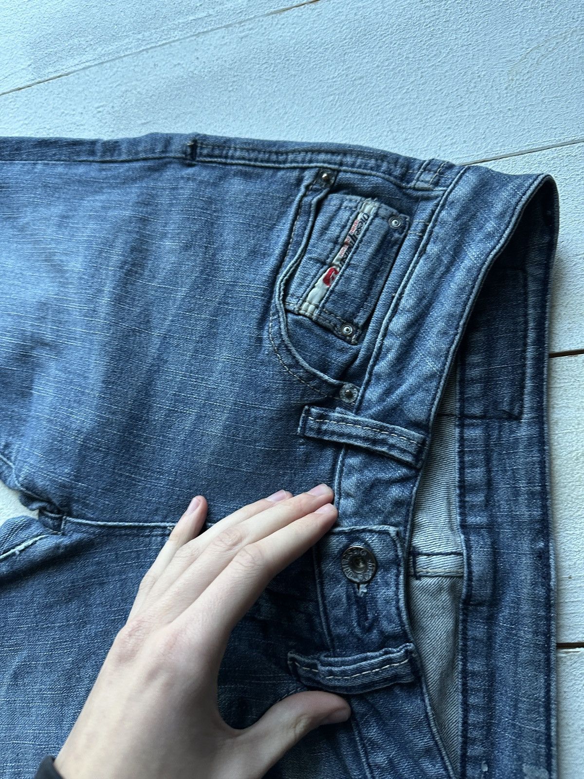 Diesel 🚨Gothic Diesel Regular Slim relax Flared Jeans Womens Size 30" / US 8 / IT 44 - 6 Thumbnail