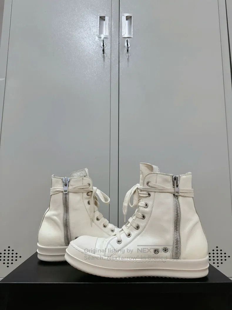 Rick Owens Rick Owens Ivory cowhide Converse Size US 6 / EU 39 - 6 Thumbnail
