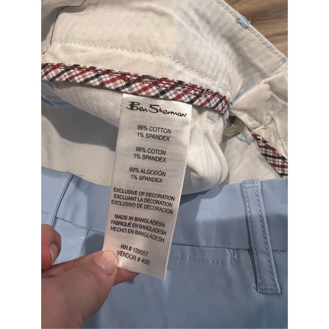 Ben Sherman Ben Sherman NWT Straight Fit Mens blue Chino Casual Pants 38x30 Size US 38 / EU 54 - 5 Thumbnail