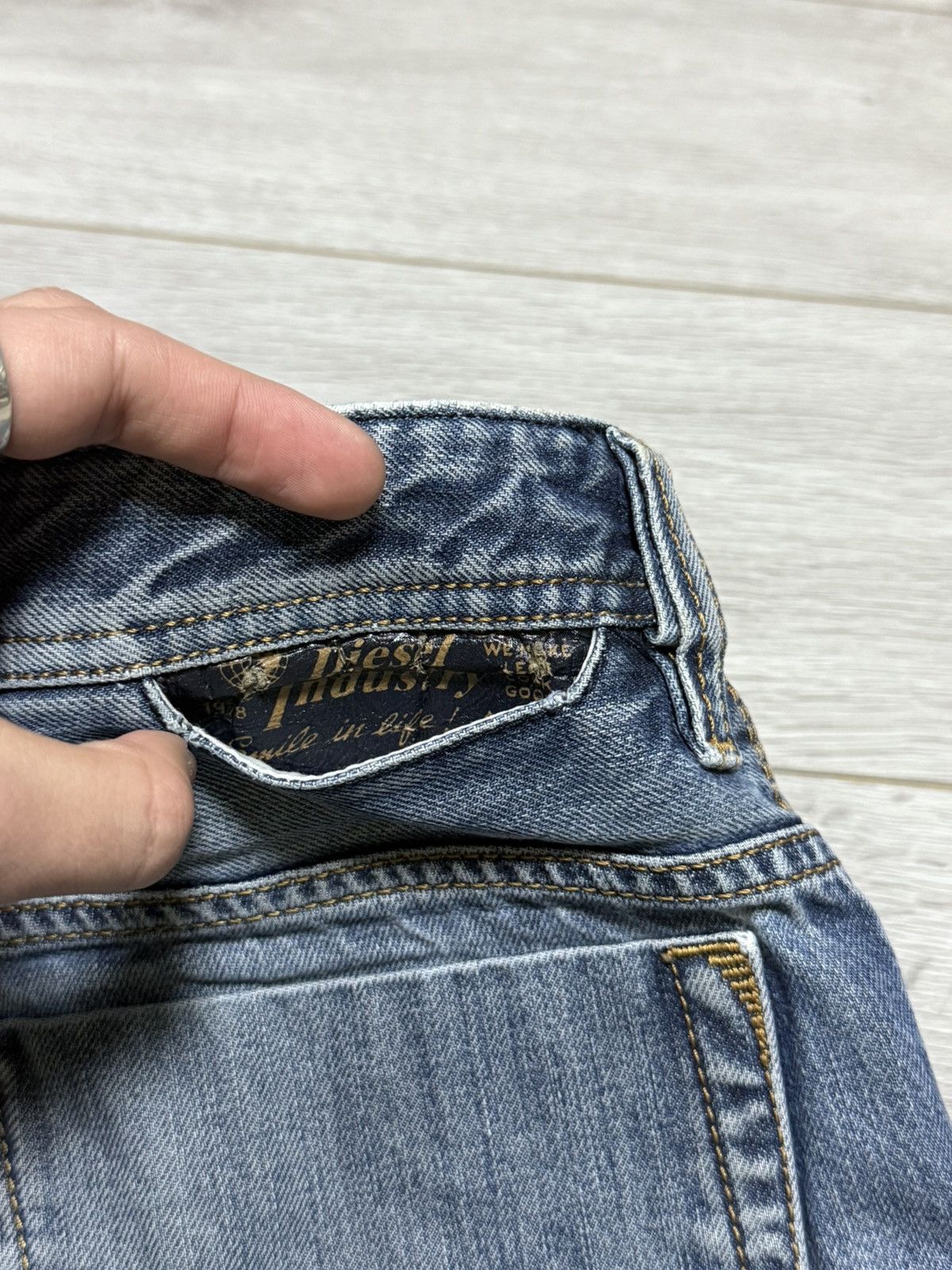 Diesel Diesel Safado Regular Straight Denim Jeans Size US 34 / EU 50 - 6 Thumbnail