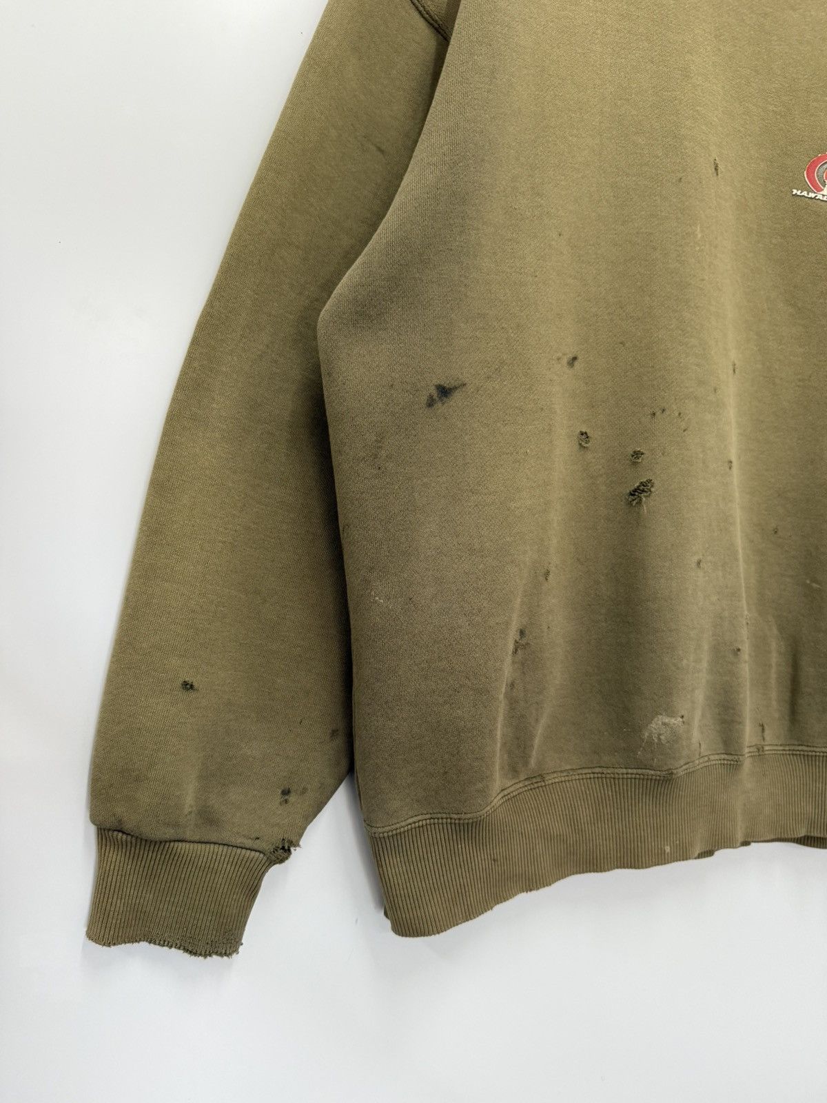 Sun Surf insane‼️ Distressed Piko Surf Backhit Logo Roundneck Sweats Size US L / EU 52-54 / 3 - 4 Thumbnail