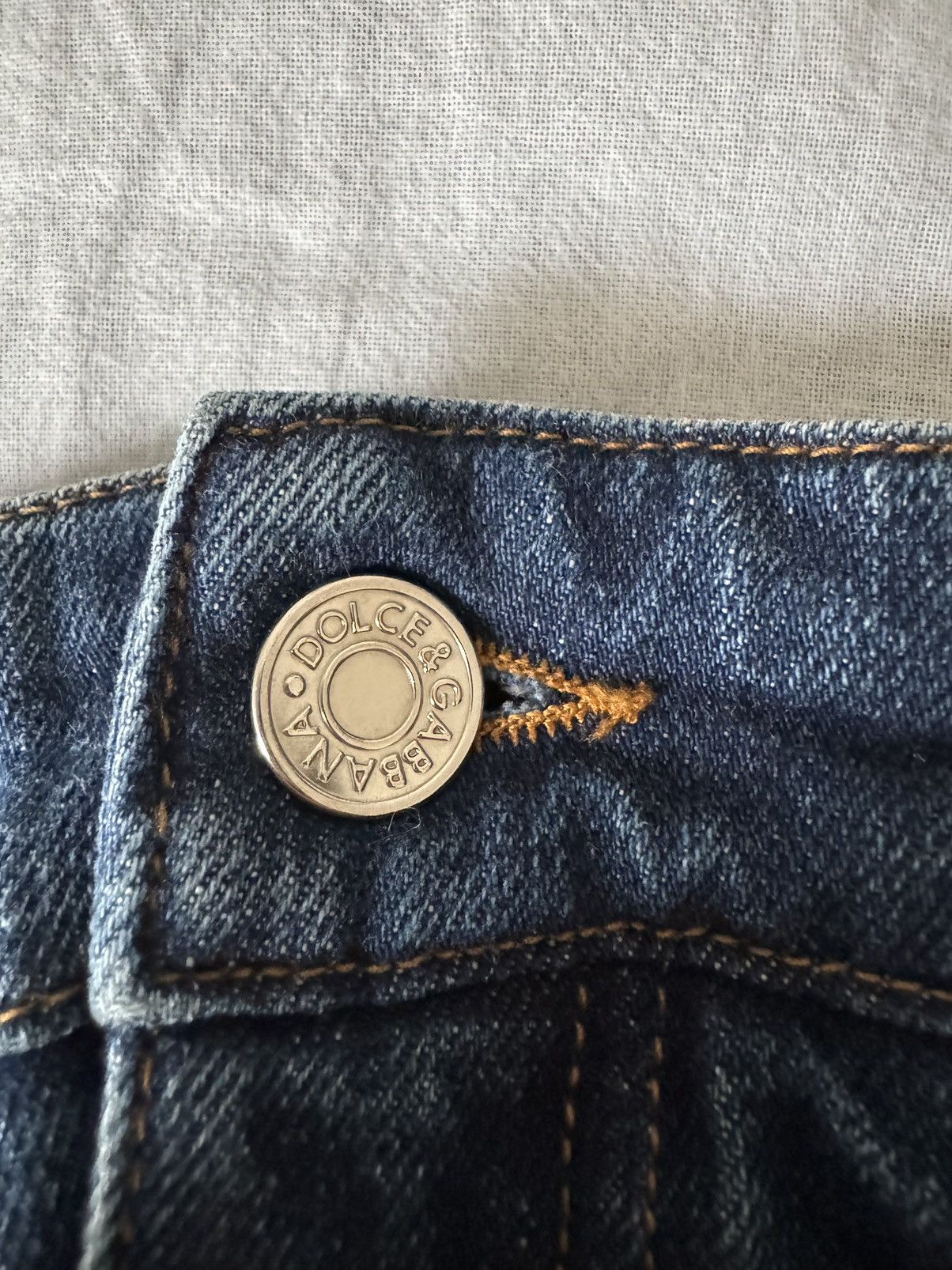 Dolce & Gabbana × Vintage dark blue flared jeans Size 42" / US 20 - 6 Thumbnail