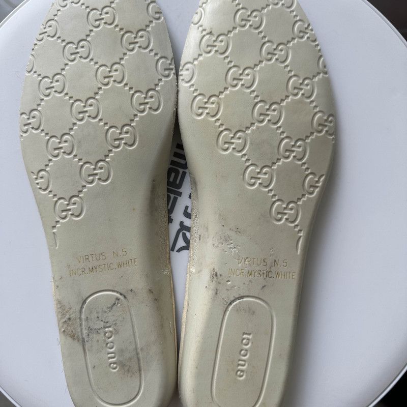 Gucci Gucci Screener Distressed Leather Low-Top Sneakers - Size US 8 / EU 41 - 8 Thumbnail